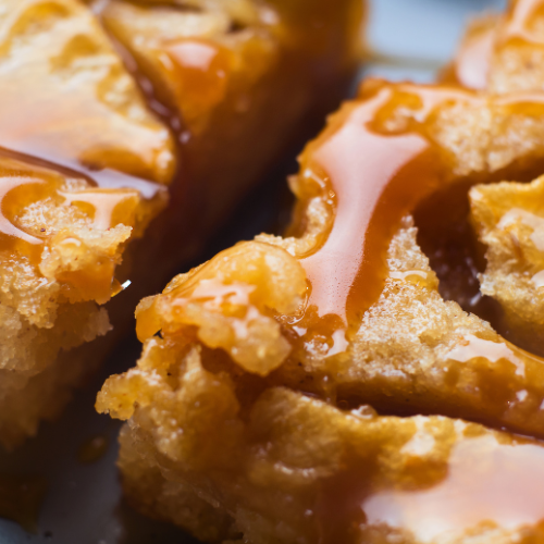 Spiced Walnut Blondies 9 pc