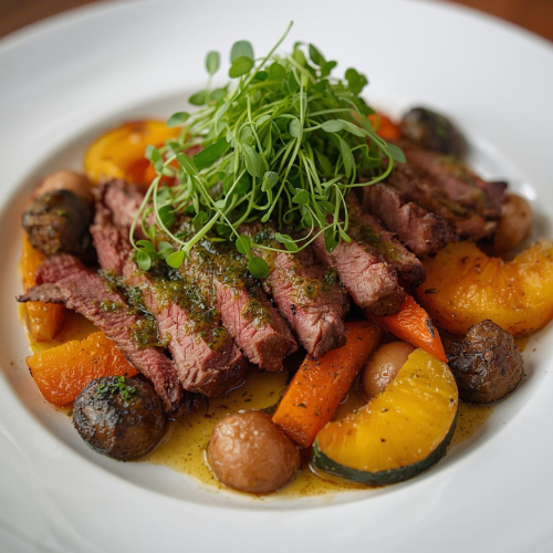 Chimichurri Steak & Vegetables
