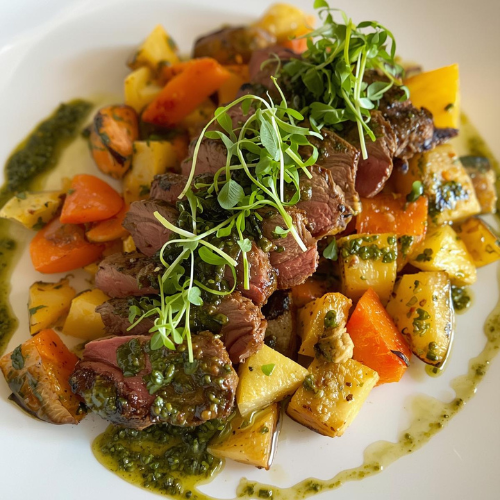 Chimichurri Steak & Vegetables