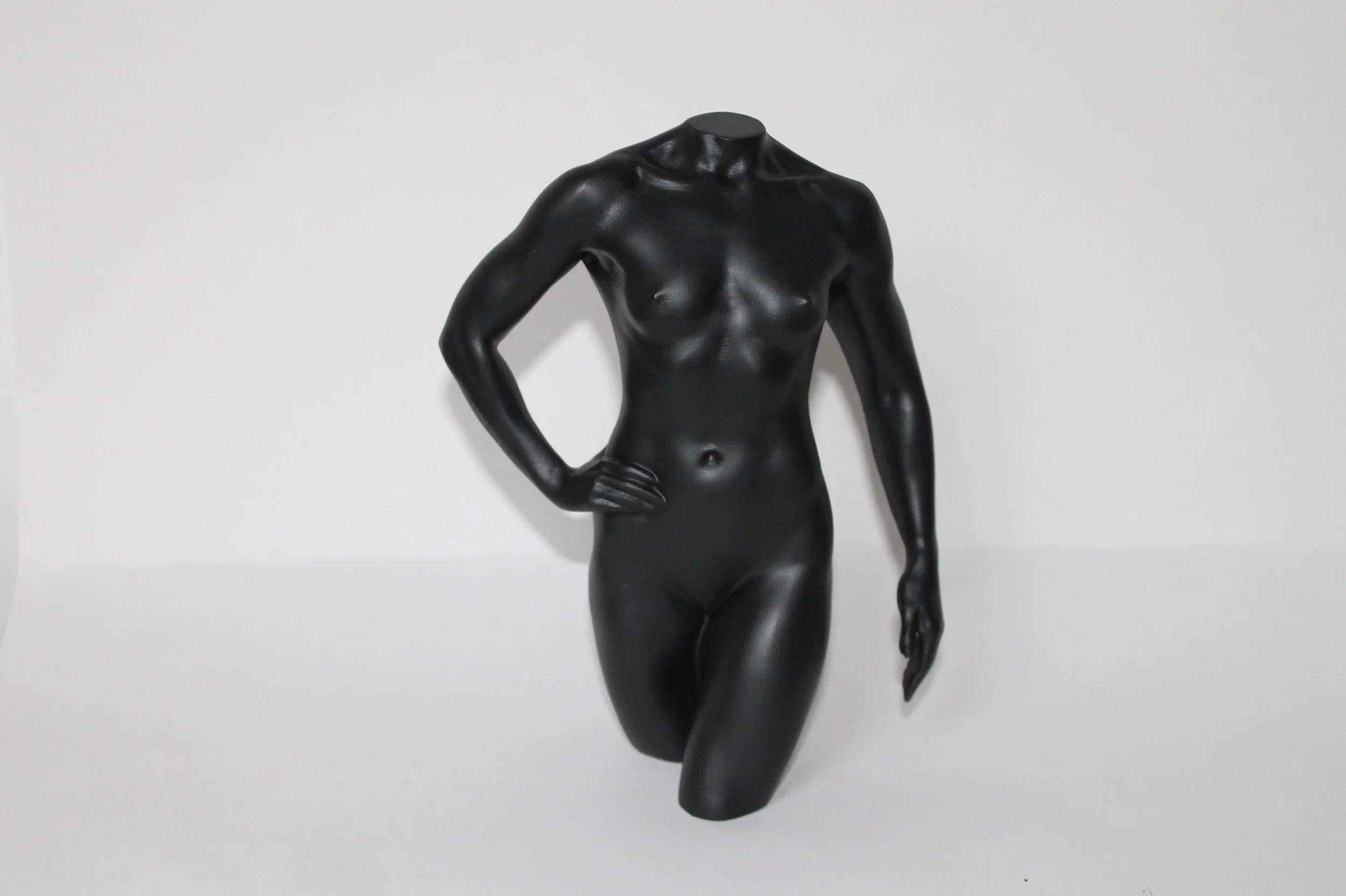 black sculpture