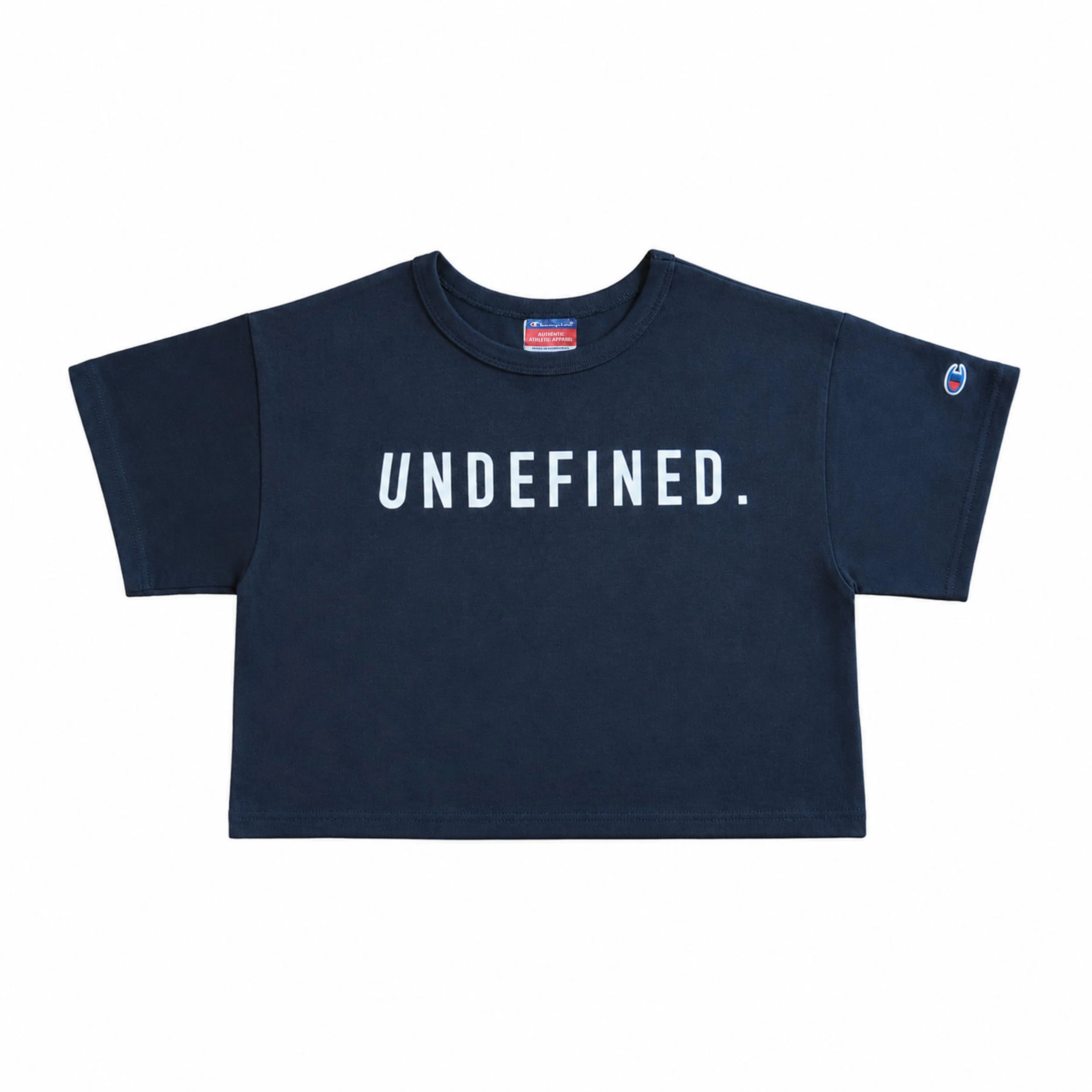 Undefined Champion Crop Top Tee Navy (1).jpg