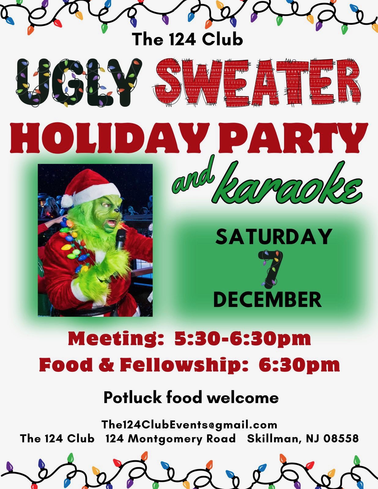 Ugly Sweater Karaoke Party