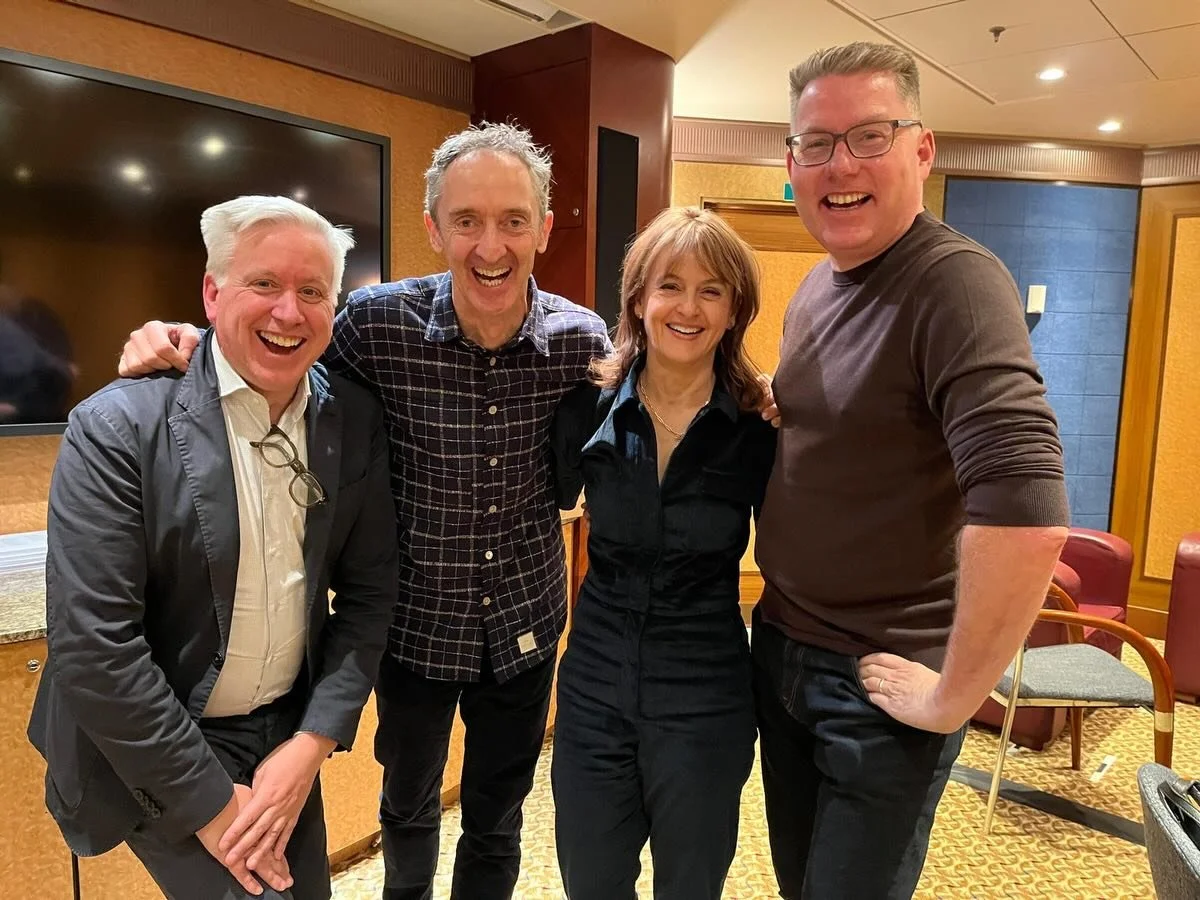 What a week! All hands on deck for the Cheltenham Literature Festival at sea and great fun to be part of the Ghost Stories at Christmas panel with powerhouse trio Robbie Millen @thetimes Rebecca Jones and @m_j_arlidge  The most wonderful time of the 