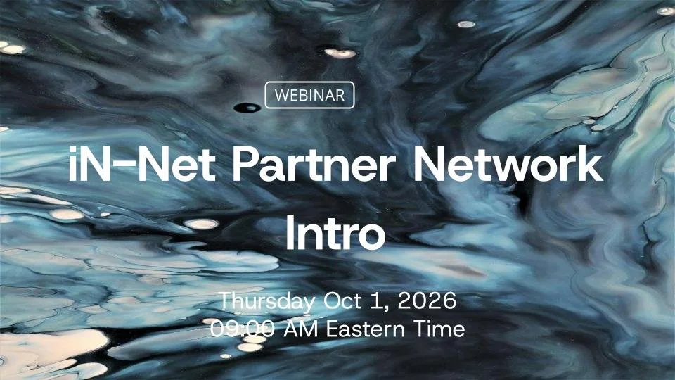 iN-Net Partner Network Intro Webinar