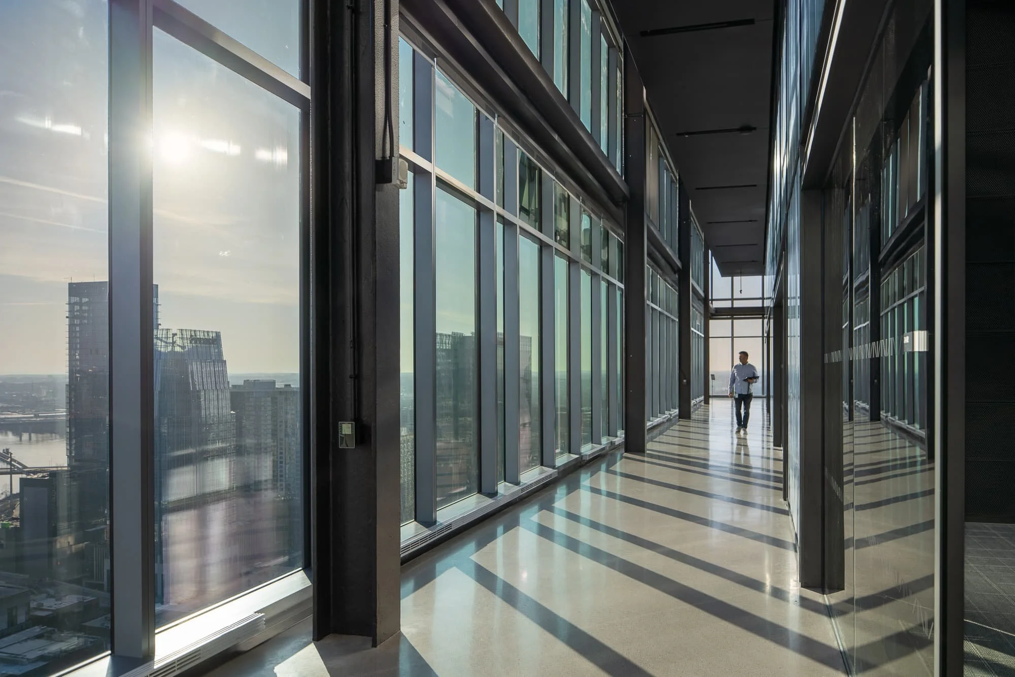 Alliance Bernstein Nashville lobby photographed in early morning light before employees arrived