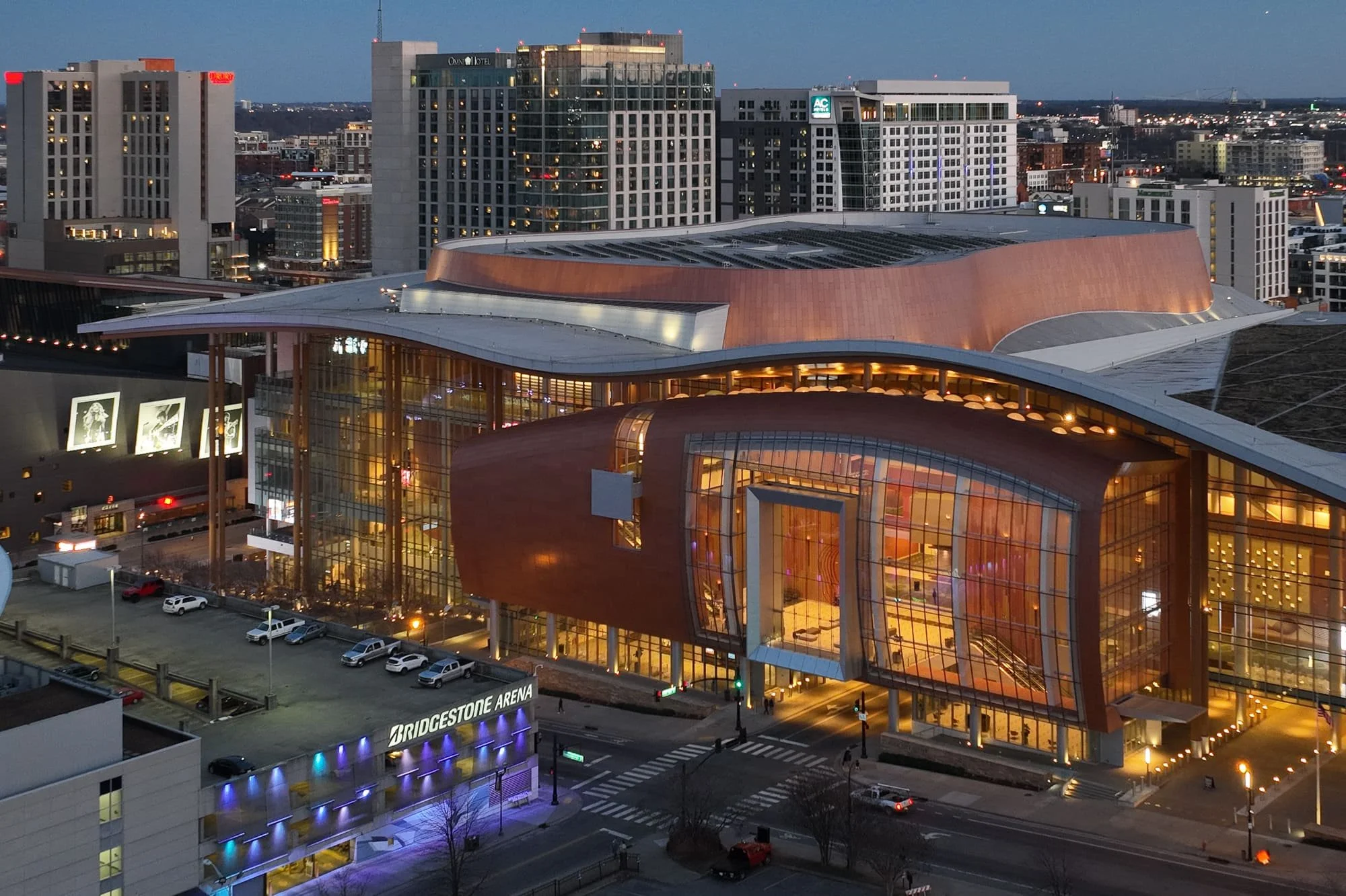 Downtown Nashville Architecture Photography from the Sky - Part 1: Music City Center