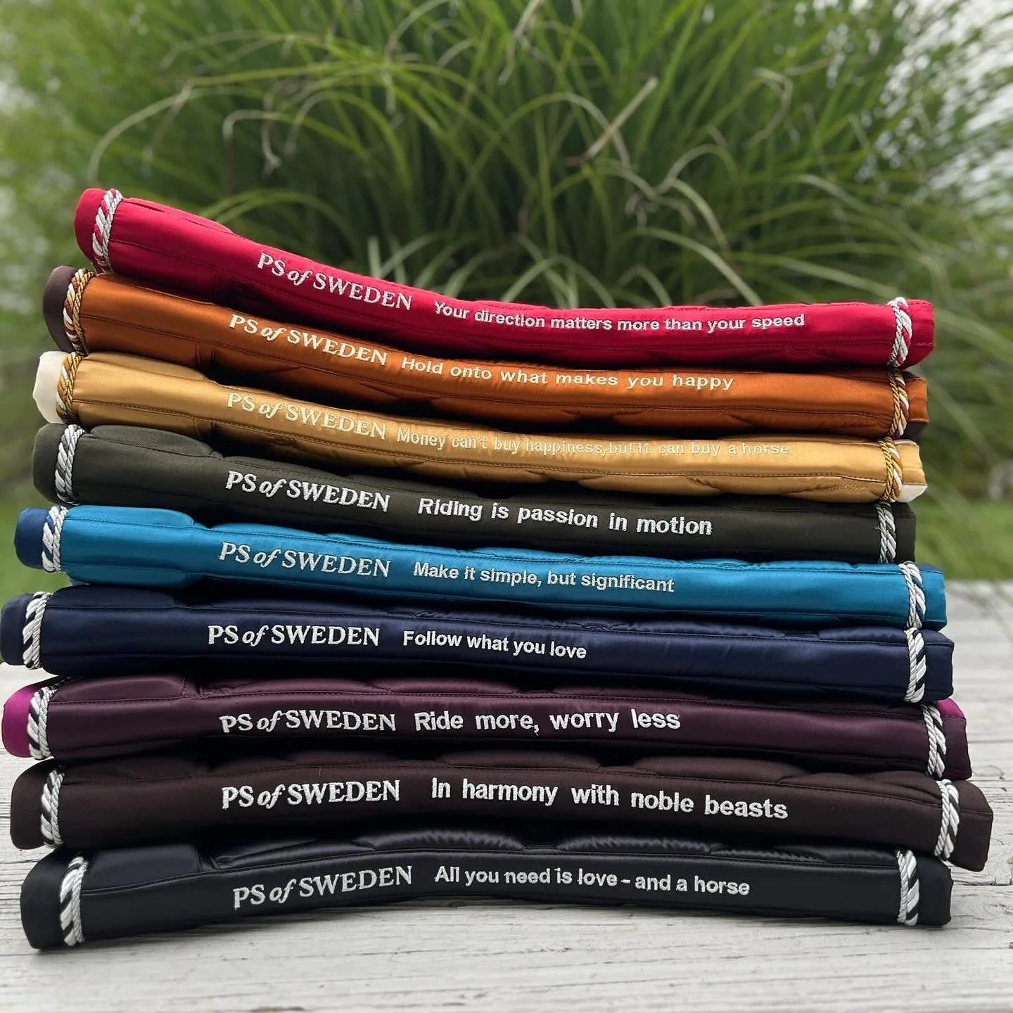 ✨🦄 We&rsquo;re getting so excited for the Sip N Shop on September 27 &amp; 28th here at The Carlyle! See a sneak peak of some of the saddle pads that will be at the PS of Sweden pop up! Also joining us will be @antares_newengland , @75oakllc and @bl