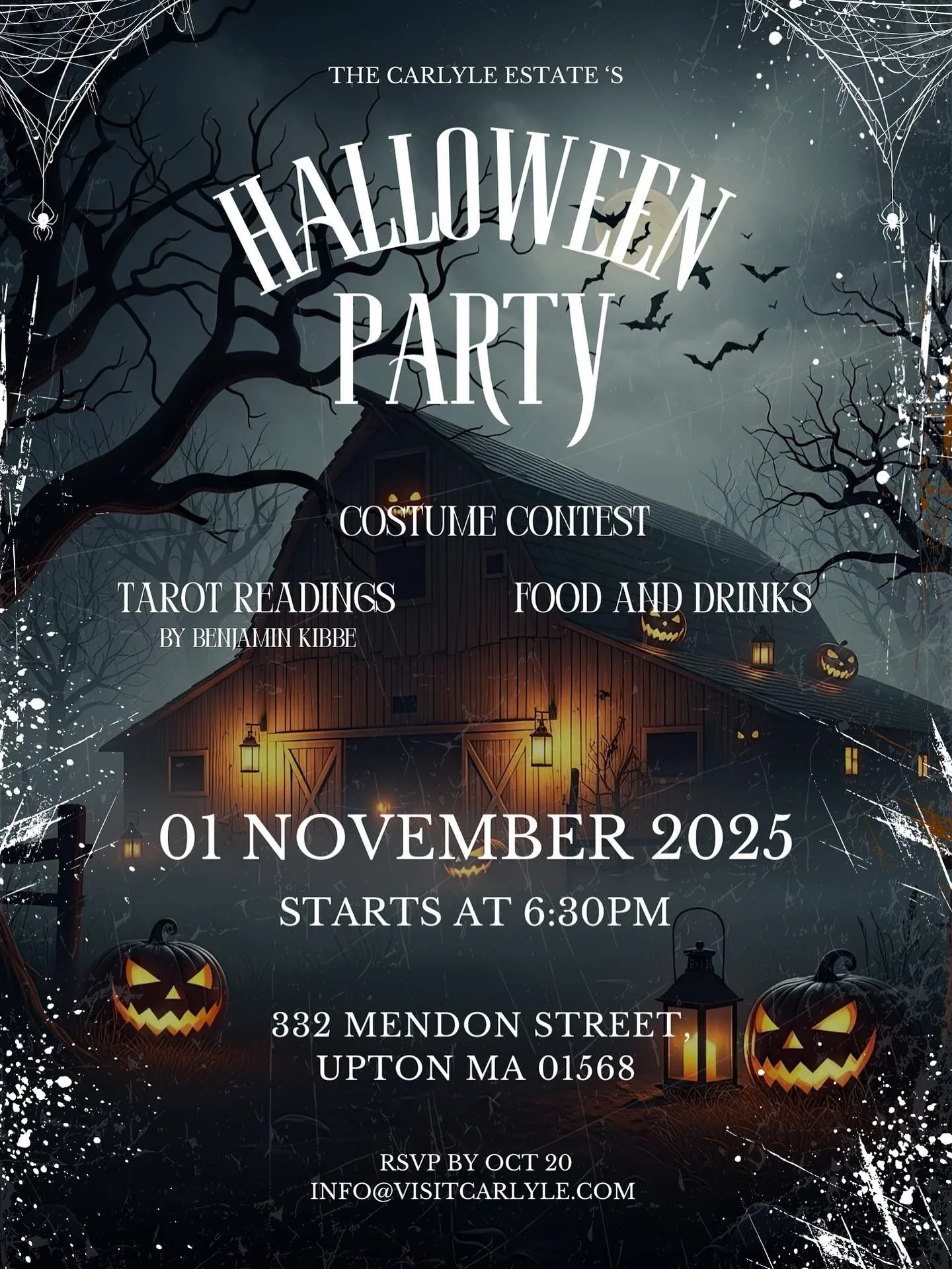 To our clients and friends 🎃🐴✨
Enjoy a festive night of tarot readings, lively games, a costume contest, tasty food, and seasonal drinks. Expect plenty of laughs, a dash of mystery, and just enough spooky to keep things exciting!