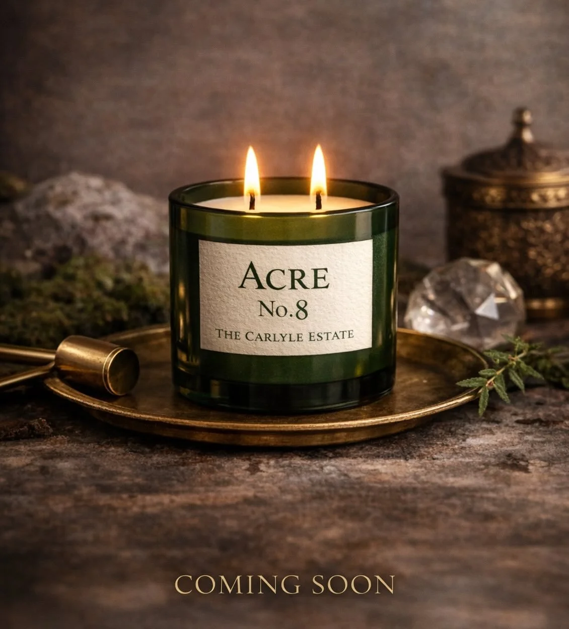 Introducing the signature scent of The Carlyle Estate. 
A composed blend of cinnamon, clove, and worn leather, grounded in the quiet familiarity of the equestrian world.

It evokes early mornings in the barn, polished tack and fresh grass underfoot. 