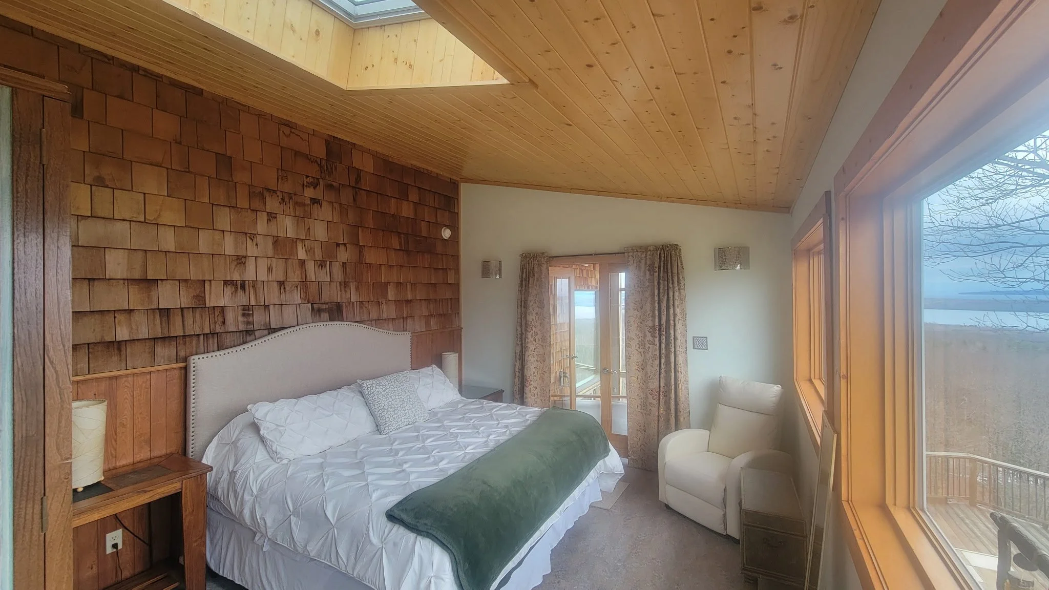 2nd Level Bedroom 3 - King Bed with balcony access