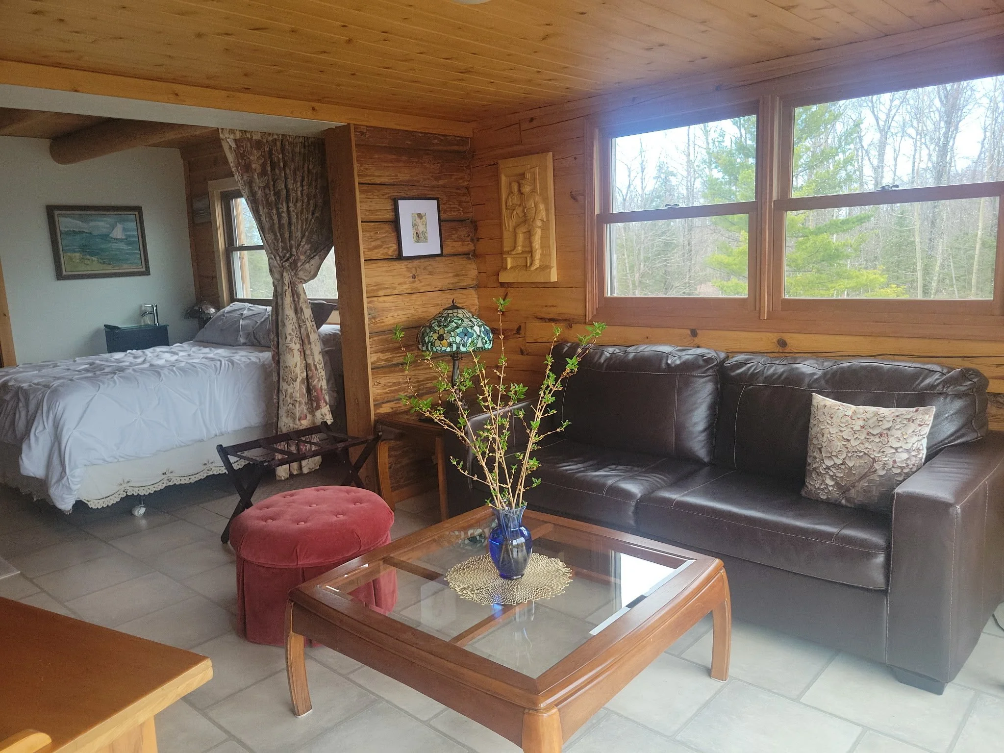 1st Level Bedroom with Pull Out Couch