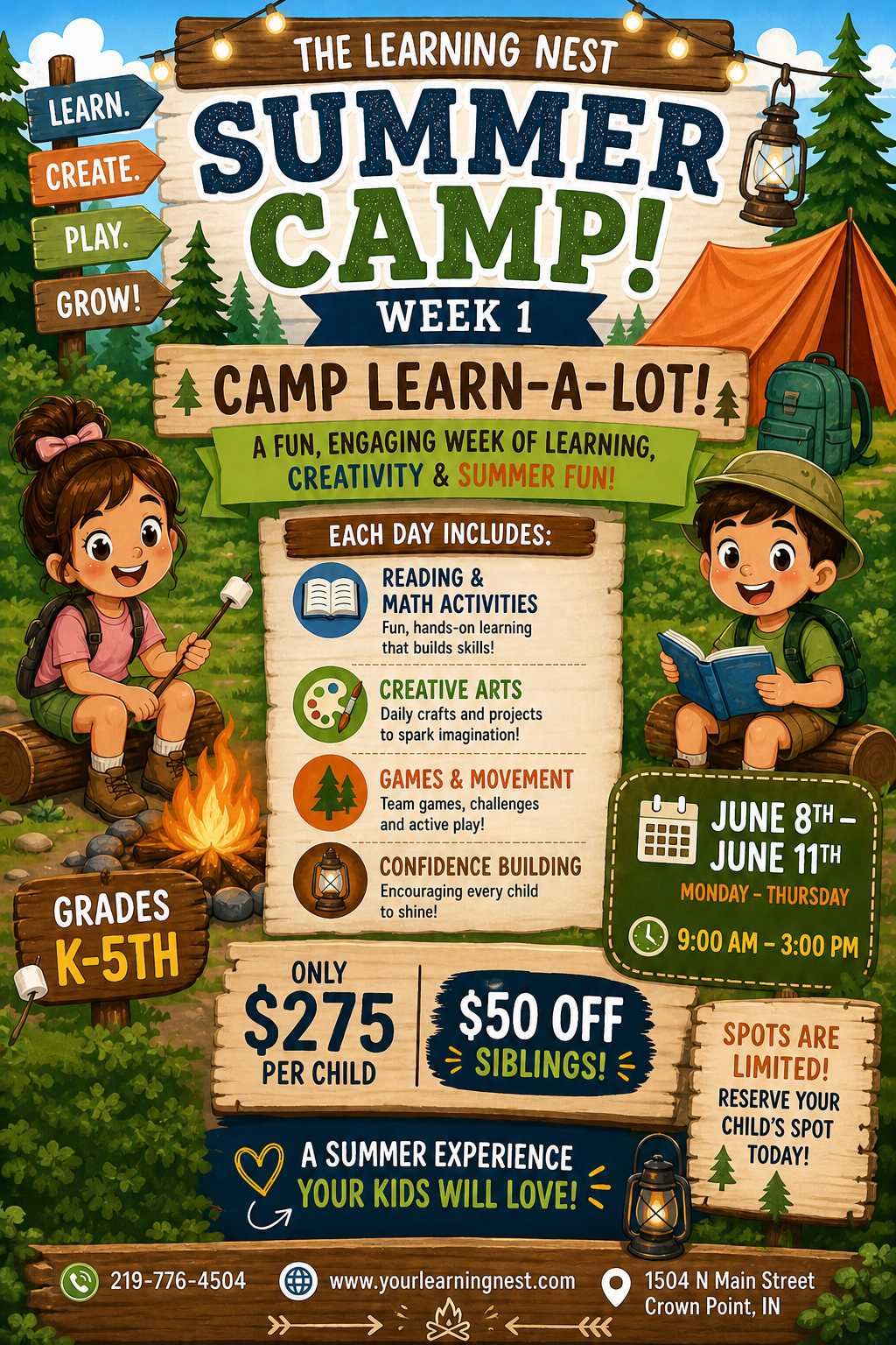 Week 1: Camp-Learn-A-Lot