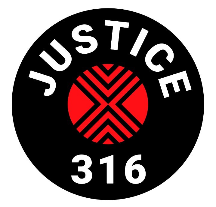 Justice 316 Sticker (3")