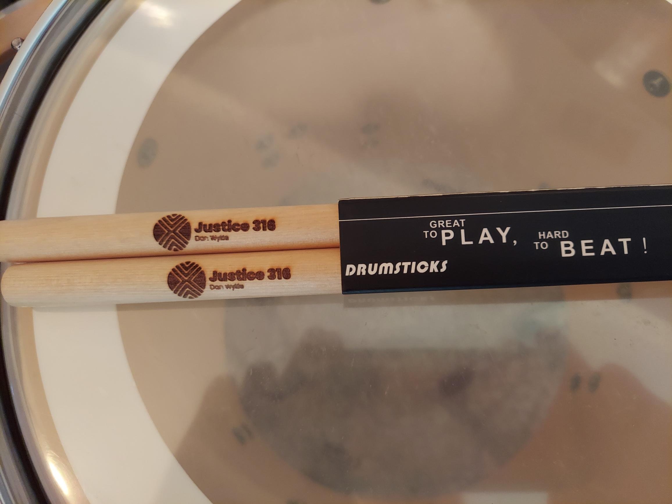 Justice 316 Drum Sticks