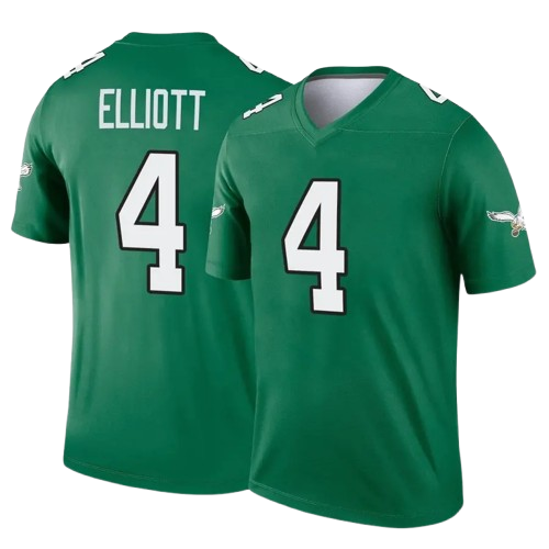Philadelphia Eagles #4 Jake Elliott Throwback Limited Jersey Kelly Green