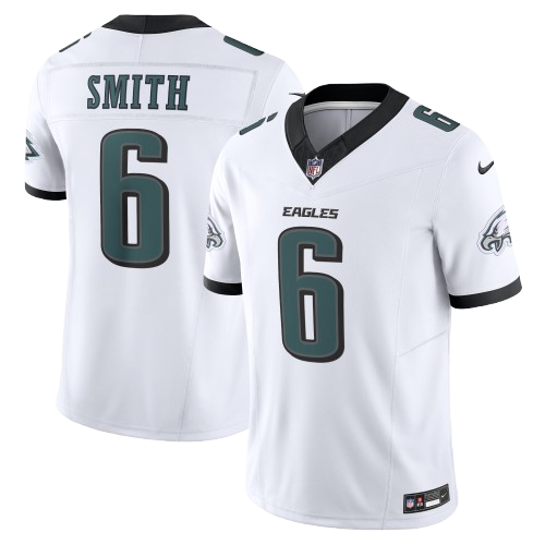 Philadelphia Eagles #6 DeVonta Smith Vapor Limited Jersey White