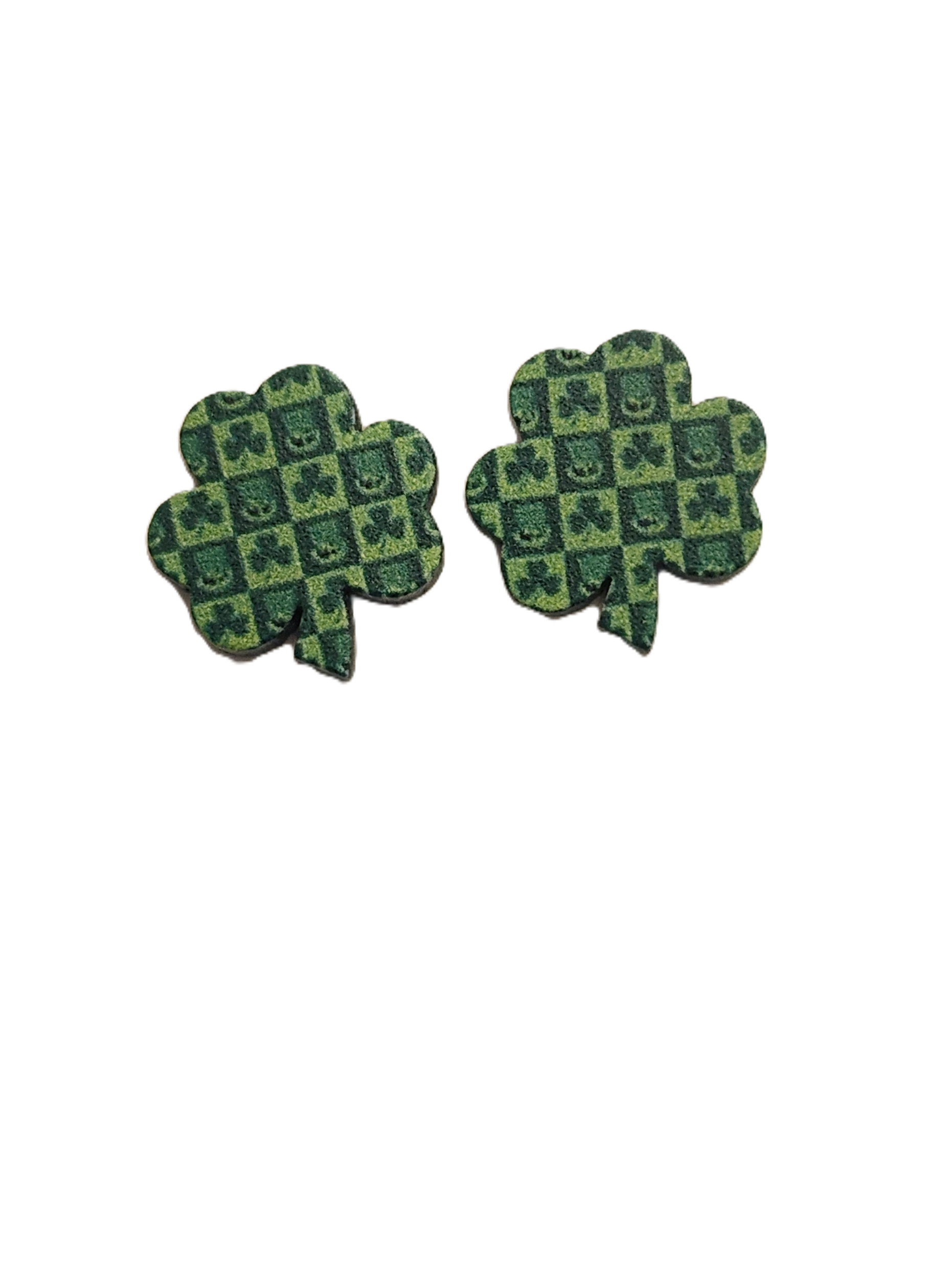 ST PATRICK GREEN ACRYLIC EARRINGS