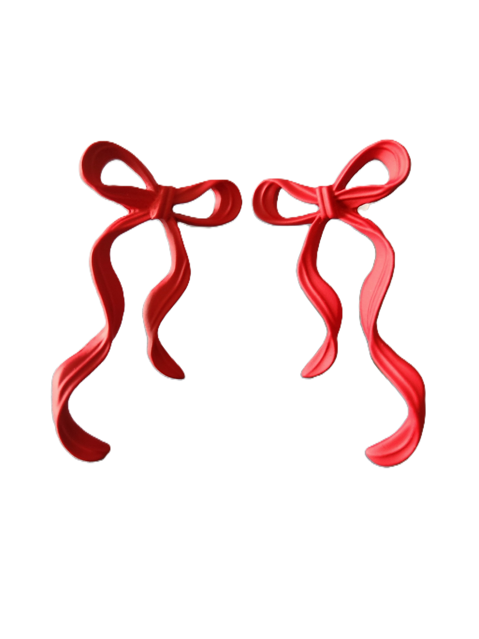 Z5039 - RED POLYMER BOW TIE STUD EARRINGS.png