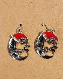 SILVER MOON WITH REINDEER
