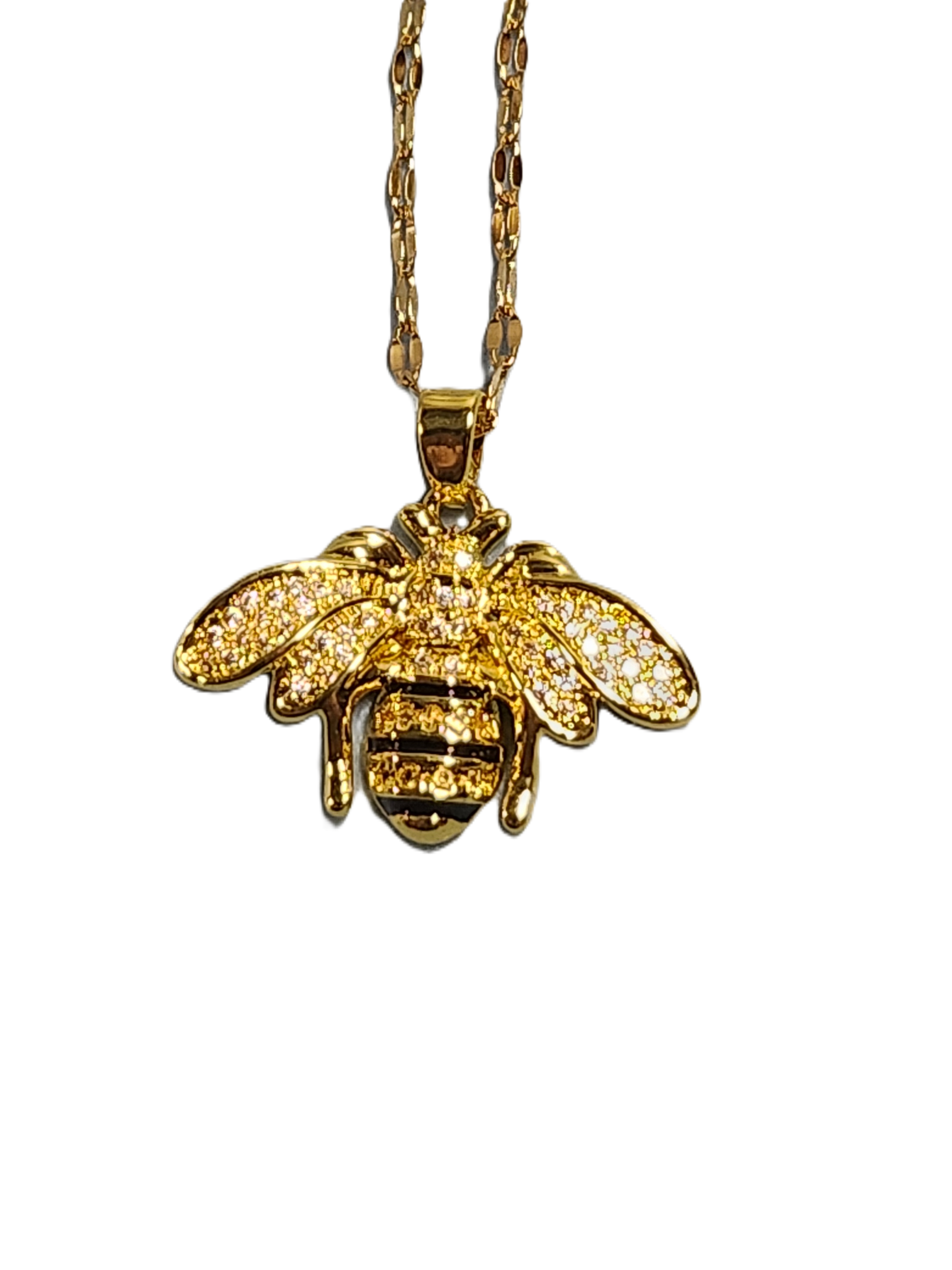 Z9610 - GOLD TONE BUMBLE BEE NECKLACE - Copy.png
