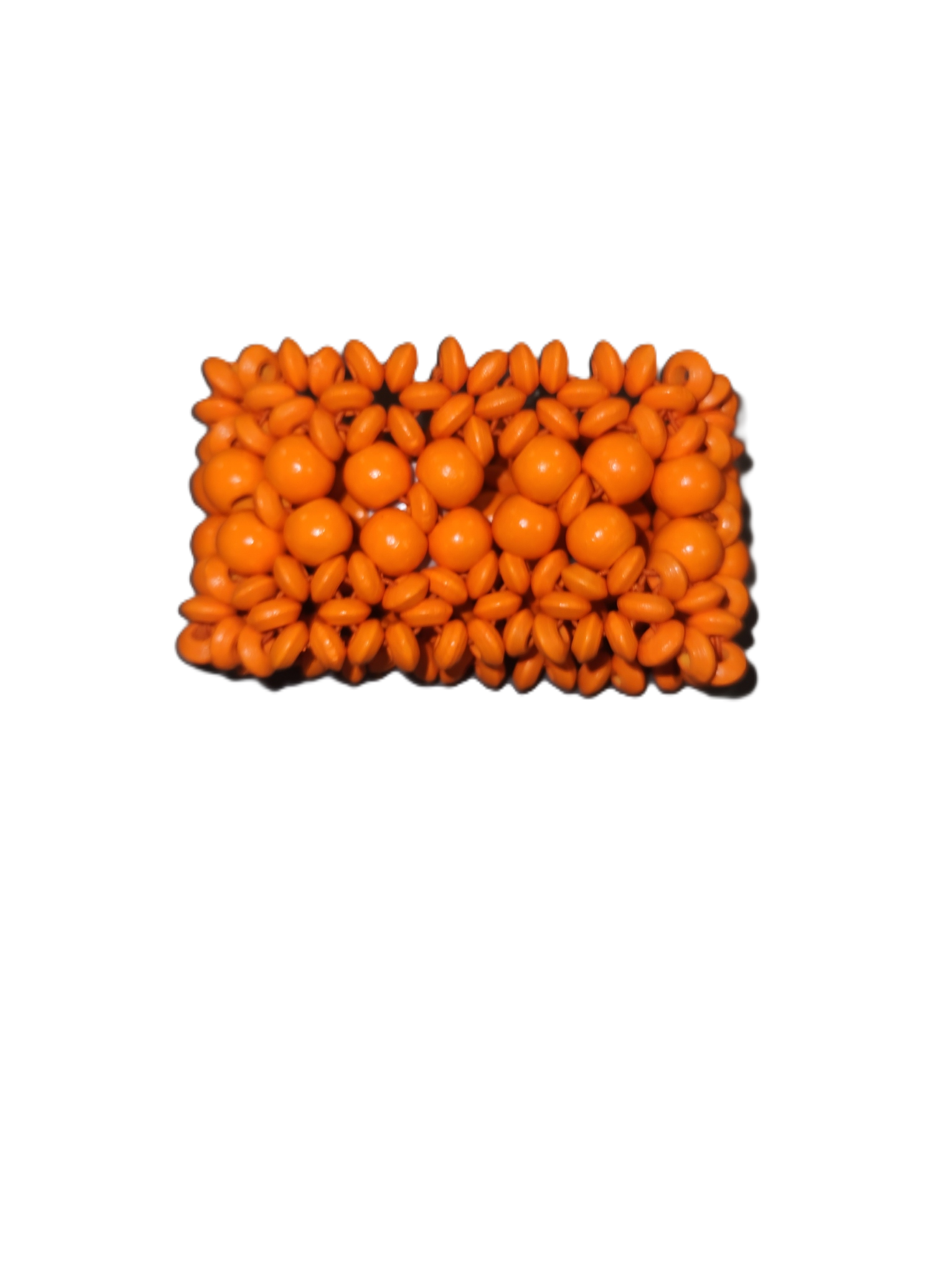 ORANGE BEADED BRACELET