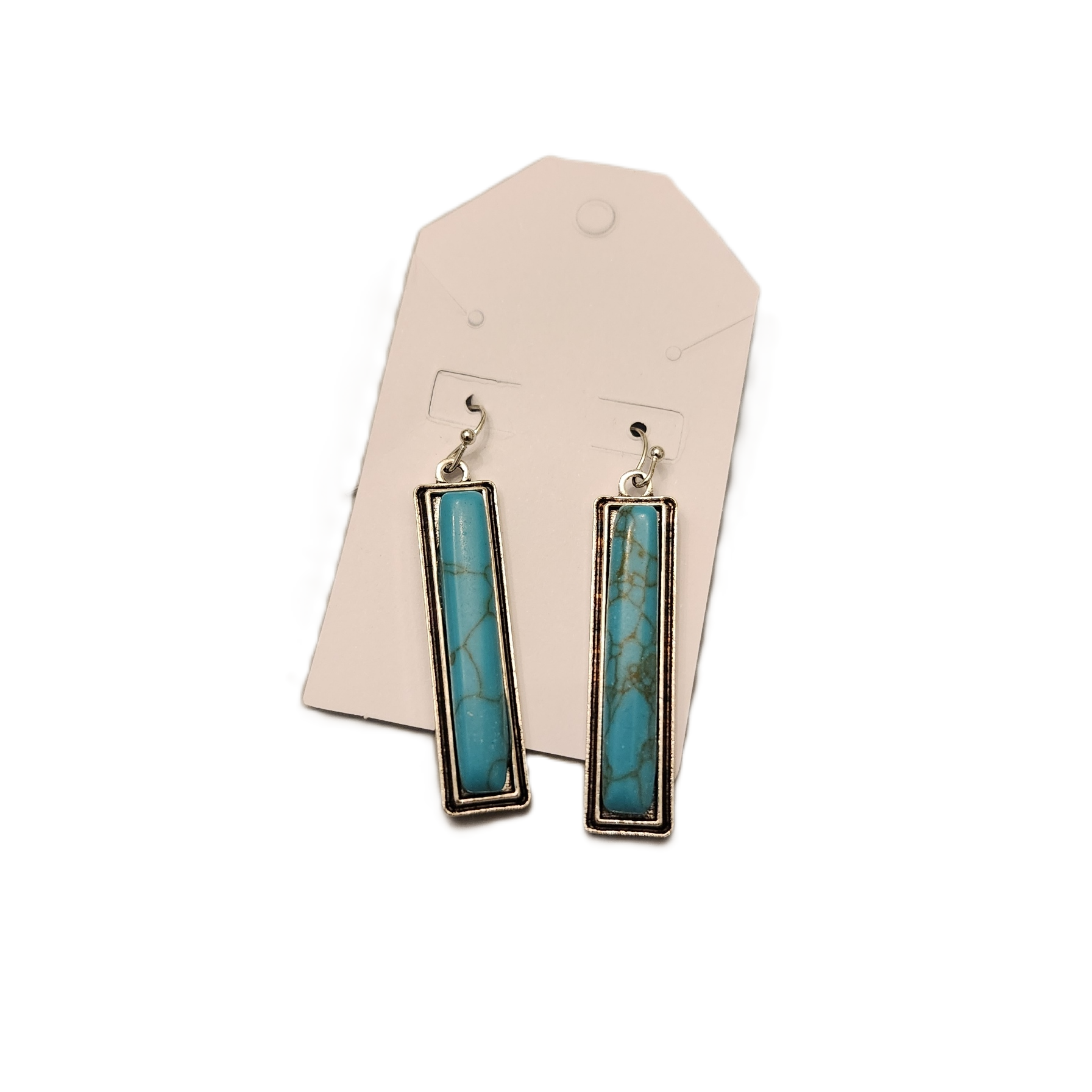 TURQUOISE DANGLE EARRINGS