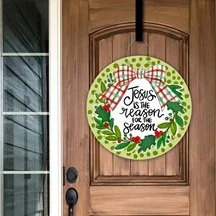 JESUS IS THE  REASON FOR  THE SEASON DOORHANGER