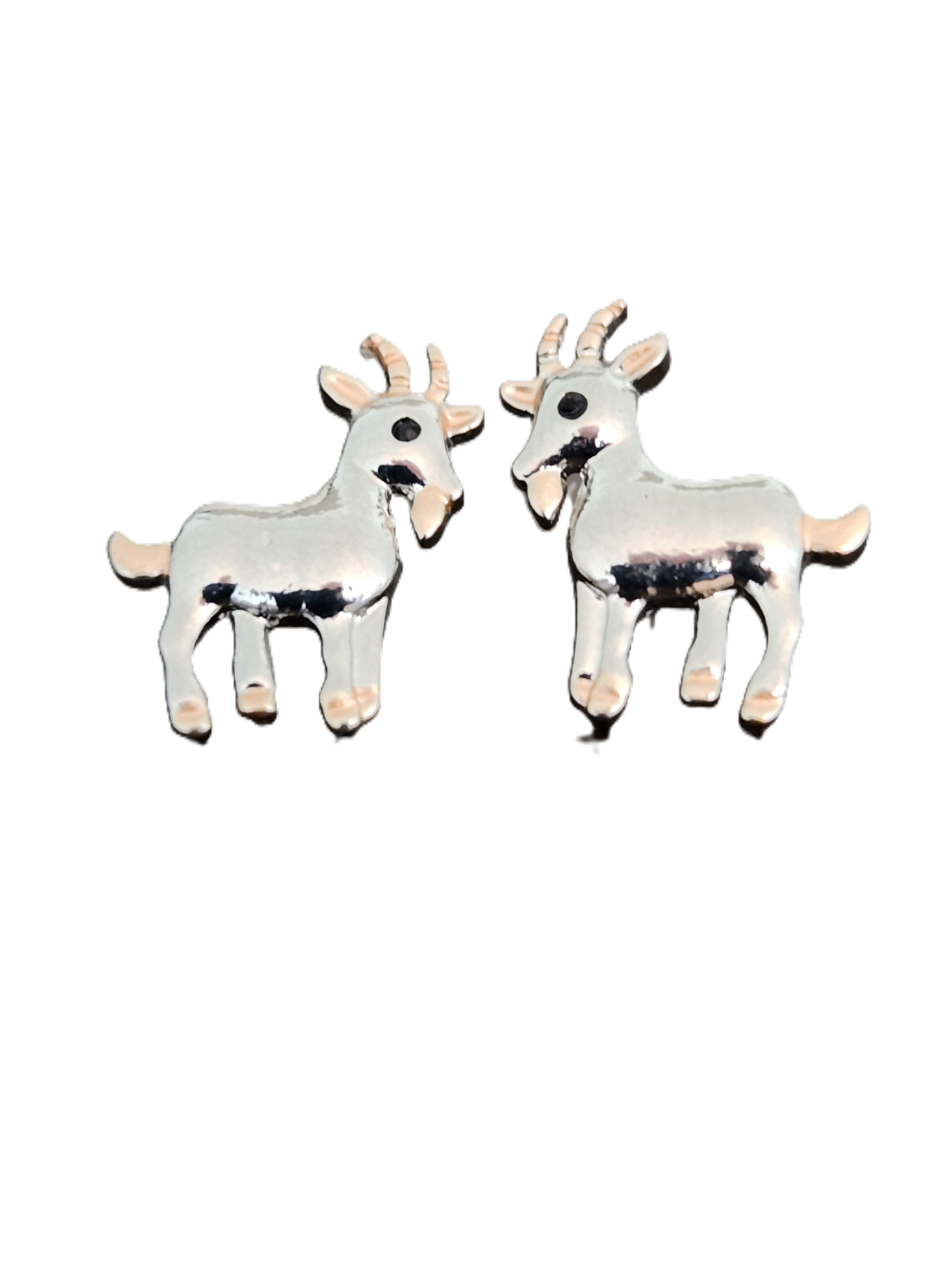 Z8534 - STAINLESS STEEL SILVER GOAT EARRINGS.png