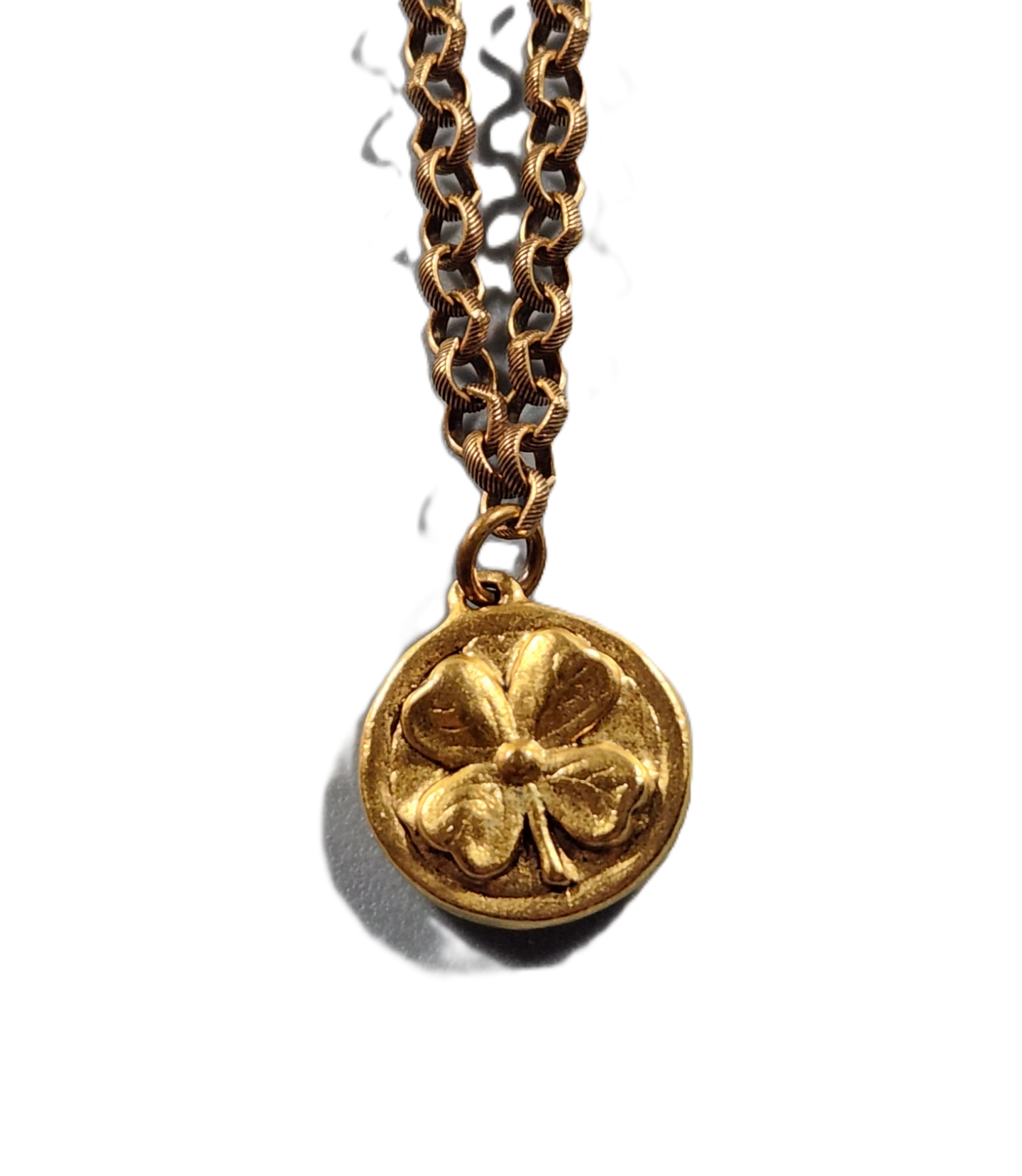 T8900 - BRONZE CLOVER NECKLACE WITH CZECH GLASS.png