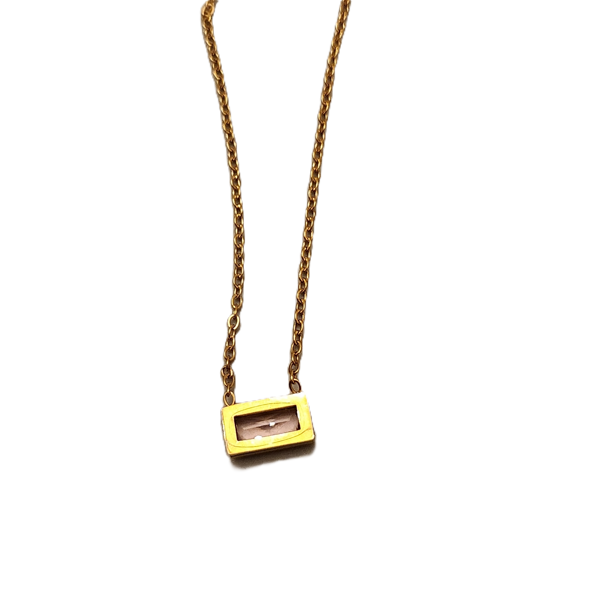 PINK PENDANT NECKLACE