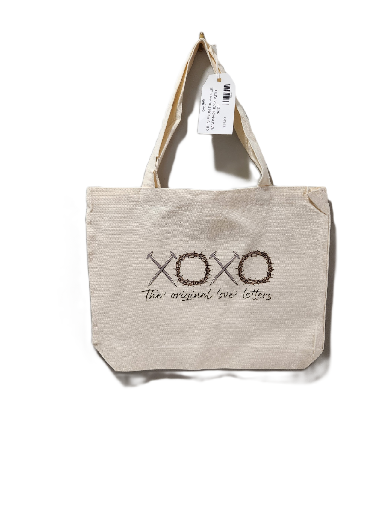 TOTE BAG WITH HANDE MADE PATCH - THE ORIGINAL LOVE LETTERS.png
