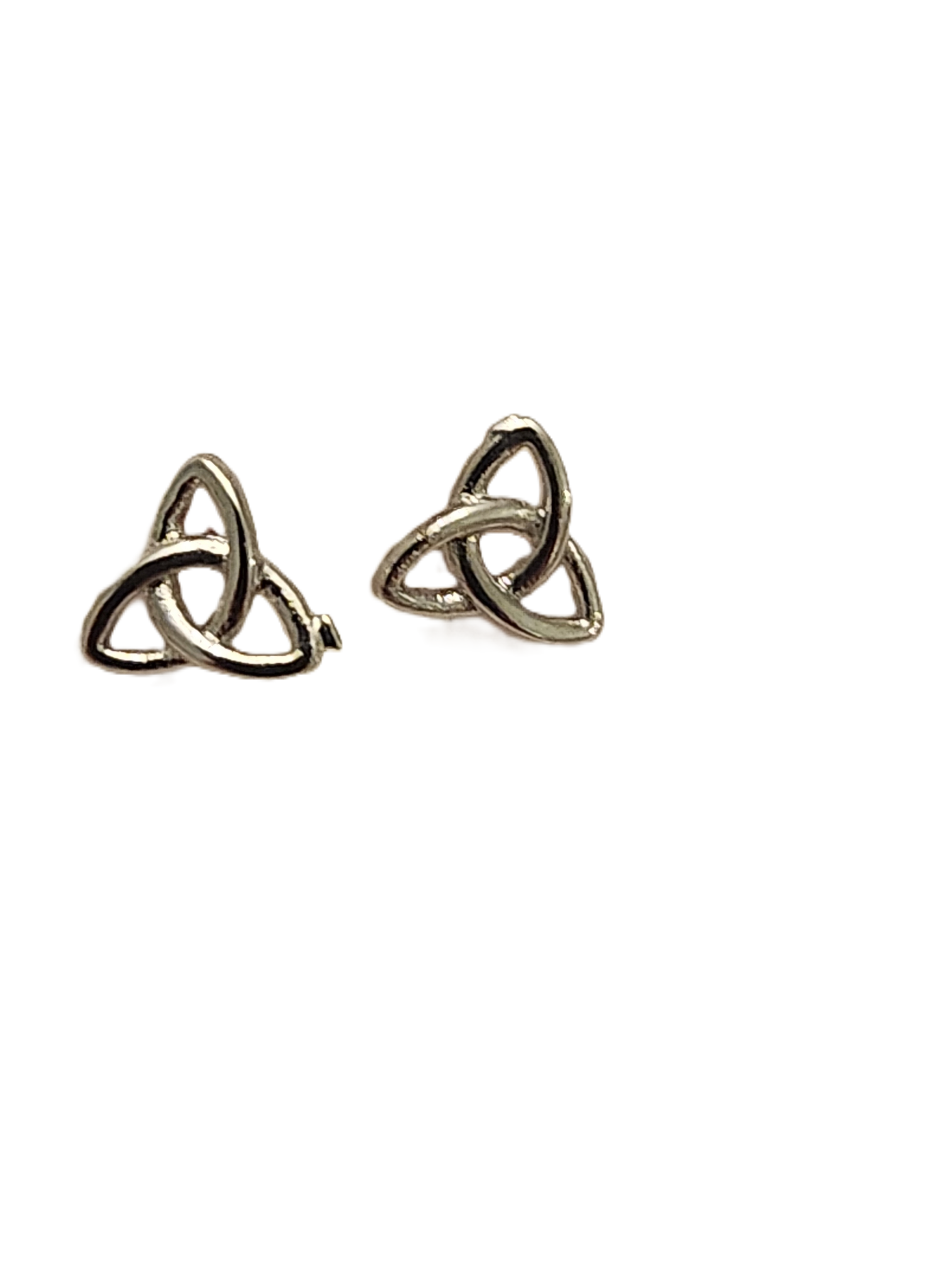 SILVER TONE CELTIC EARRINGS