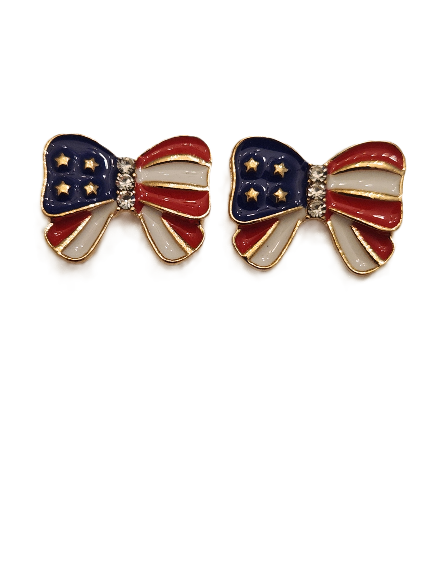 Z5284 - RED WHITE BLUE BOW TIE EARRINGS.png