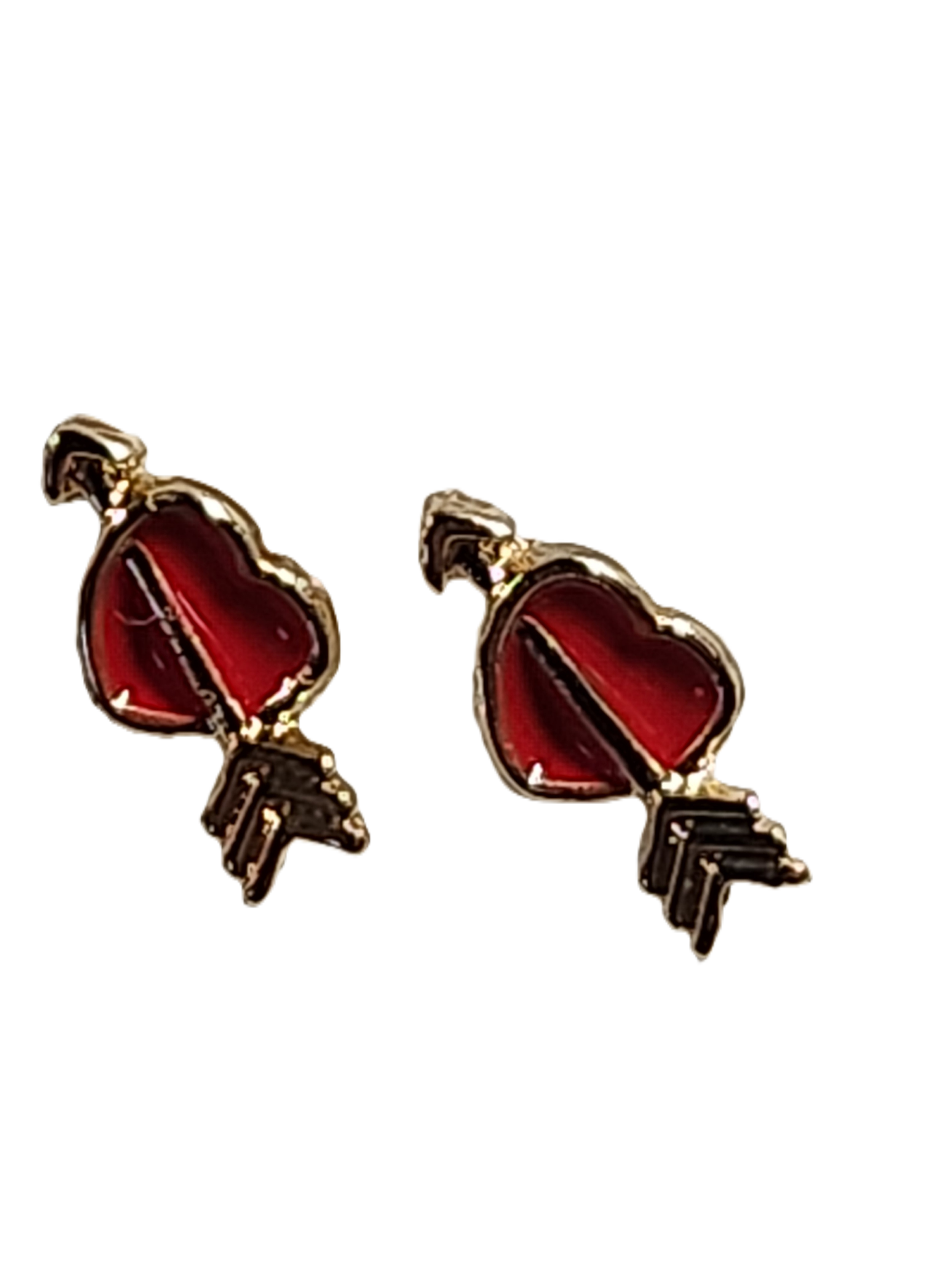 W9173 - SMALL RED HEART WITH ARROW EARRINGS.png