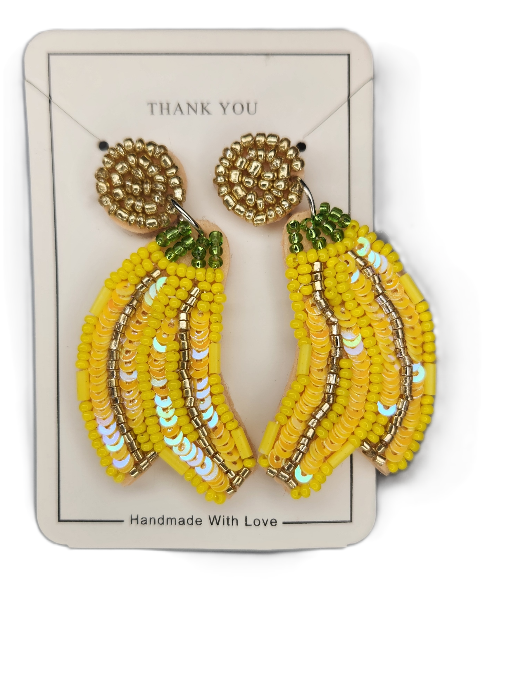 Z7945 - HAND MADE IRIDESCENT BANANA EARRINGS.png