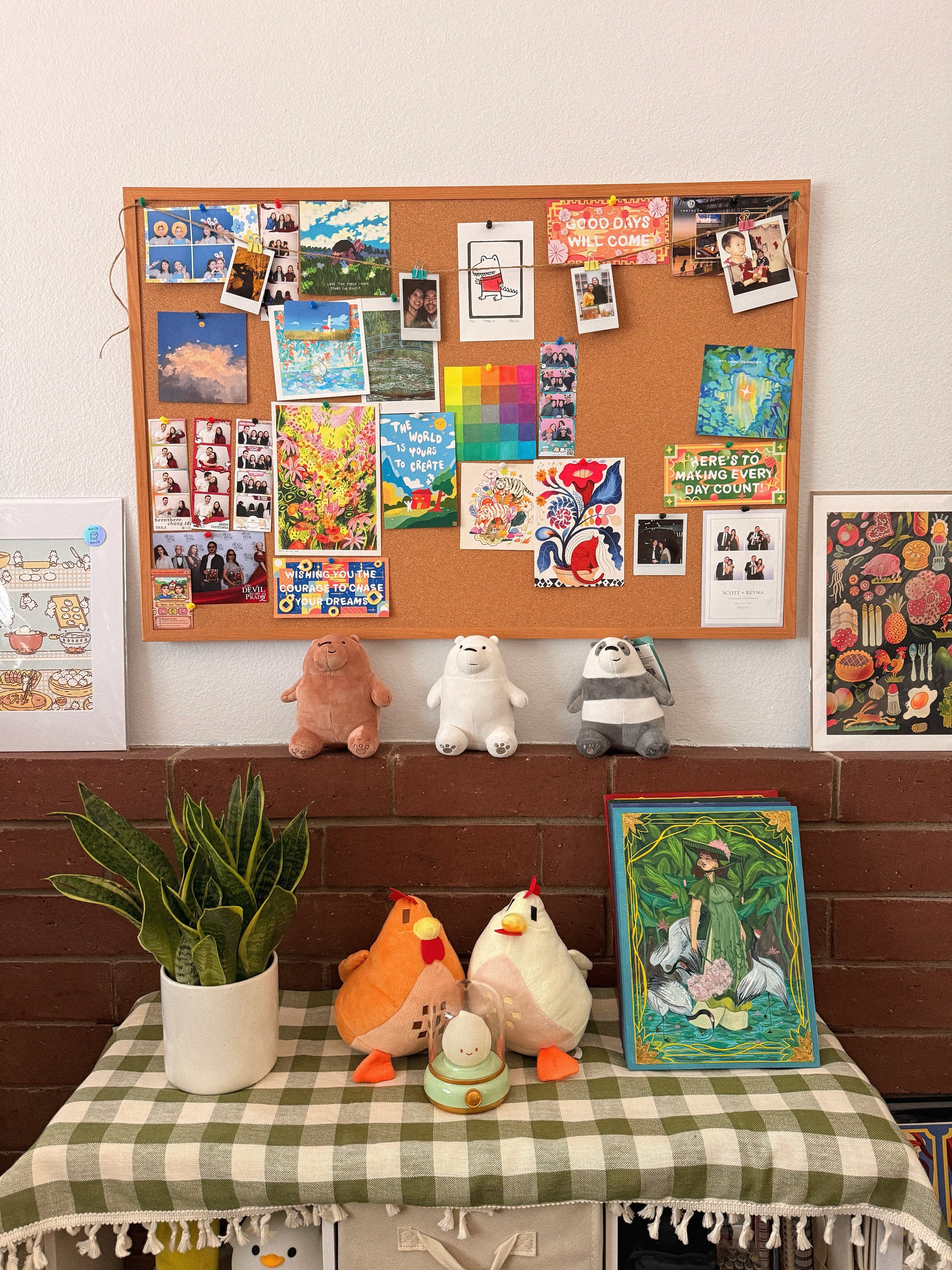 Alphabet Project C: Corkboard 🖼️

My summer project this year is to slowly build out my space! Here is what I have so far since I have more things I still need to hang up on my wall. What I have been missing for the longest time was a corkboard that
