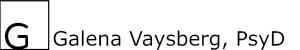 Galena Vaysberg, PsyD