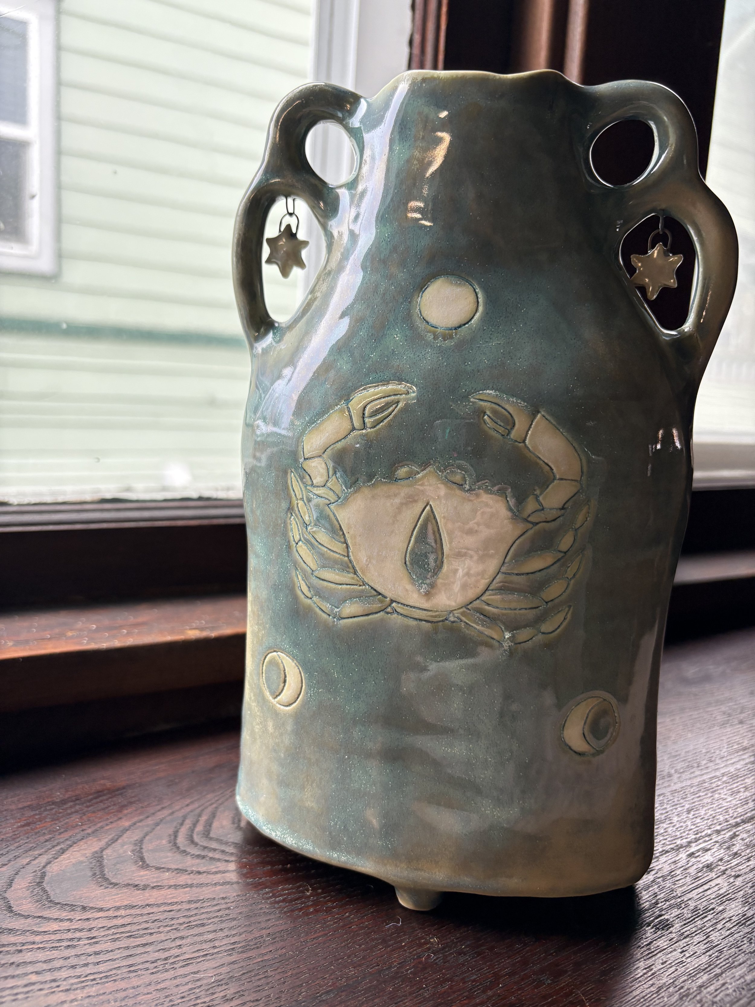Celestial Crab Vase