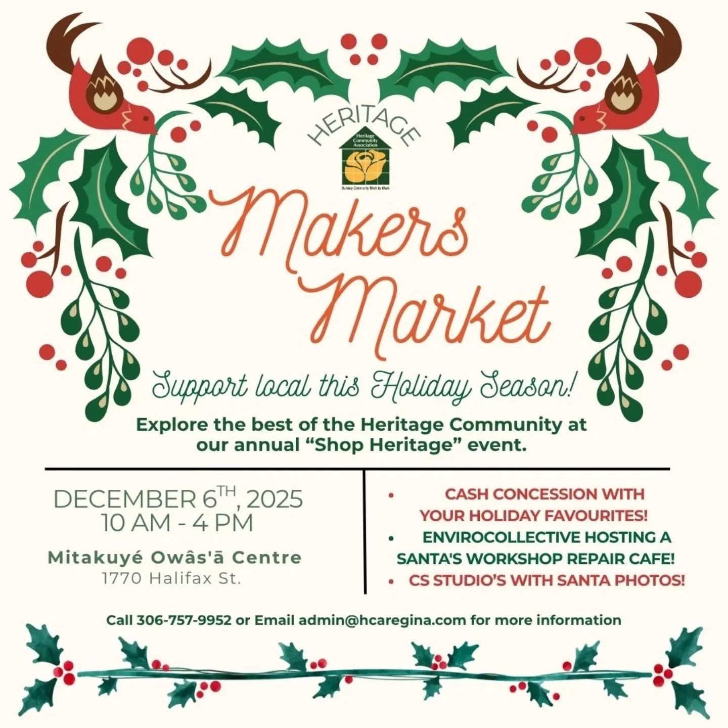 FINAL MARKET OF 2025 TOMORROW

@heritage_comm

This is your last chance to get some cool stuff in person before the end of the year! I have so much new stuff to check out, and some sale items as well! 

There will also be a ton of other incredible ve