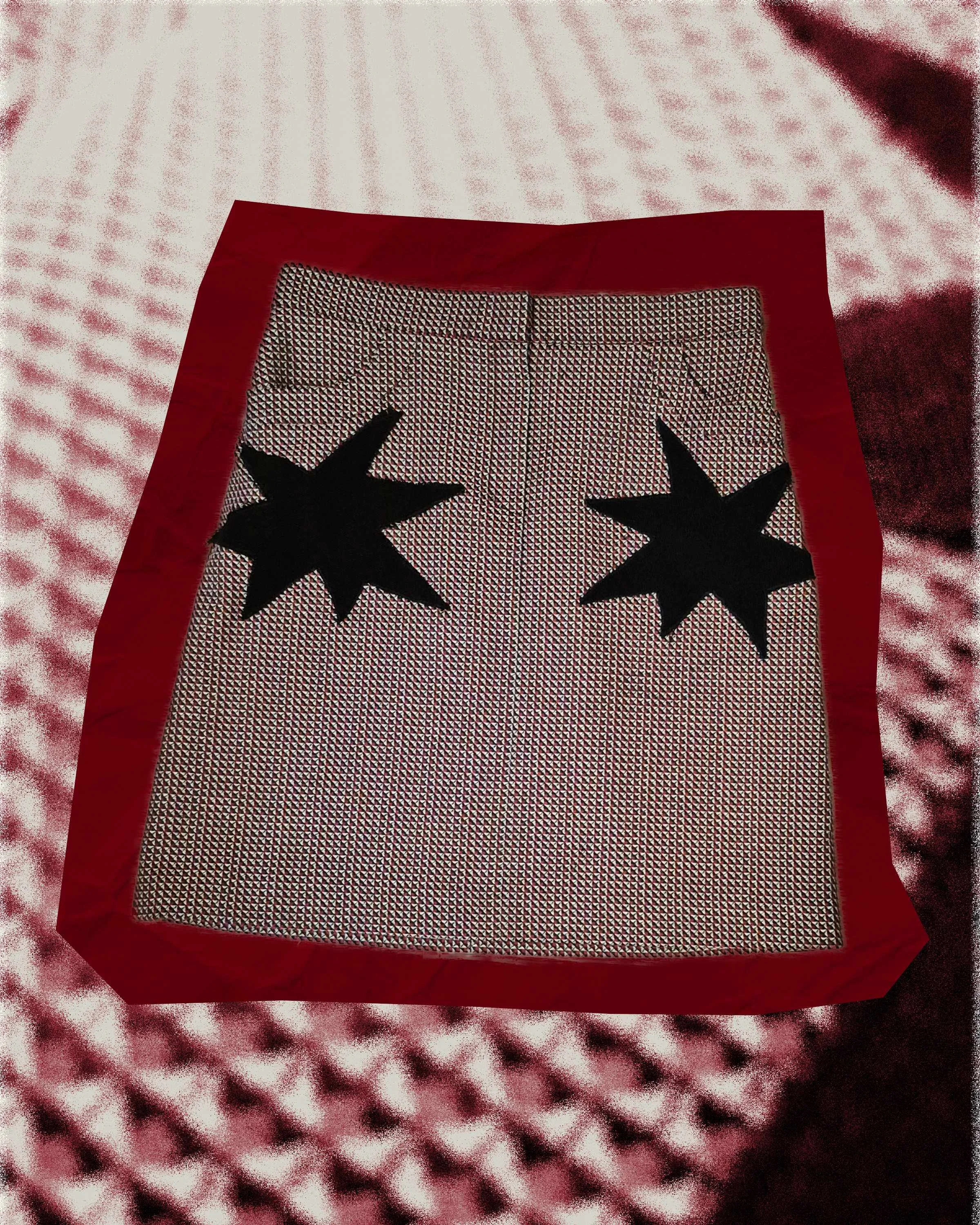 Red And Black Star Skirt - Size 10 - (1 of 1)