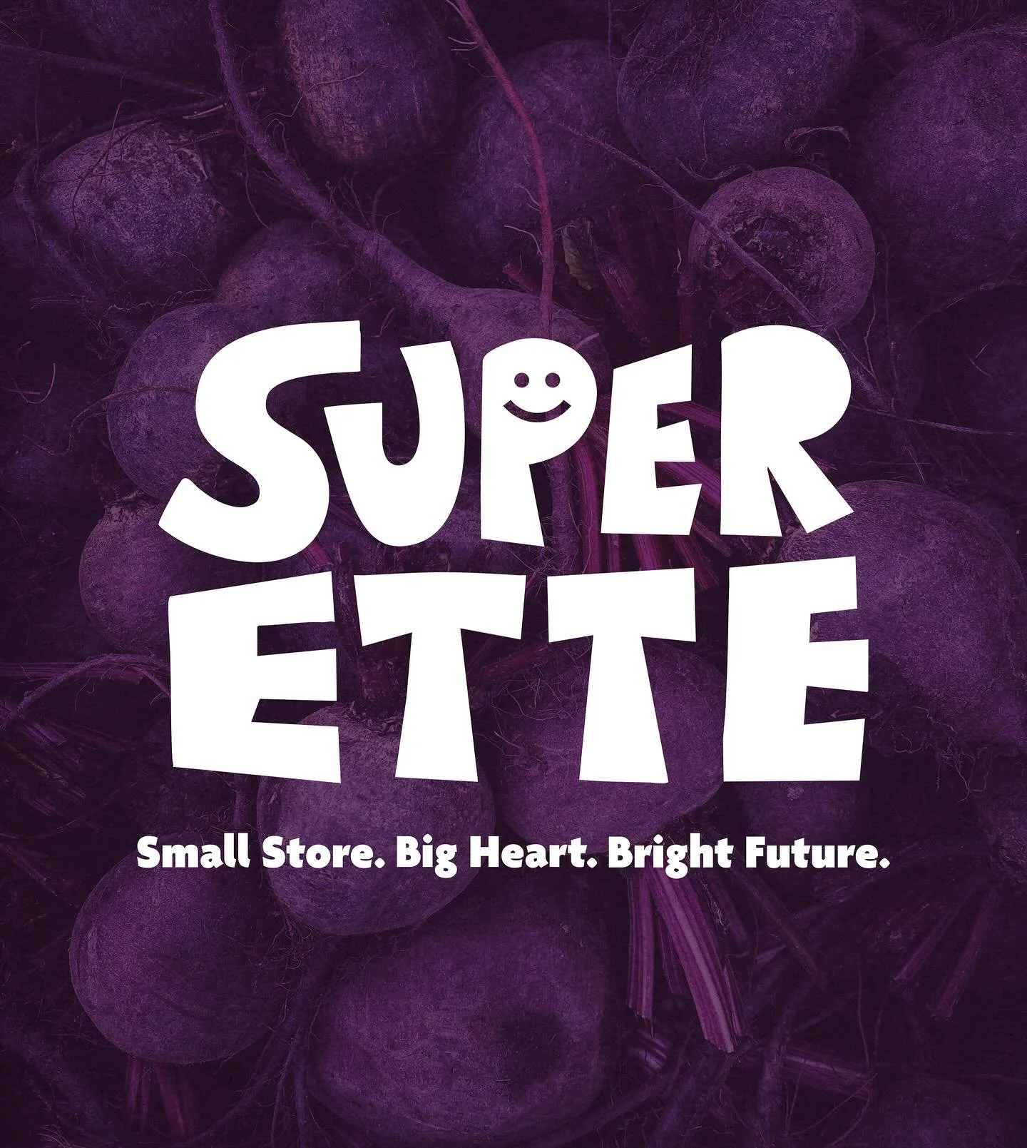 Branding for SuperEtte, a community-centered sustainable grocer 🌱

Pallet Inspired by earth&rsquo;s root vegetables 💜