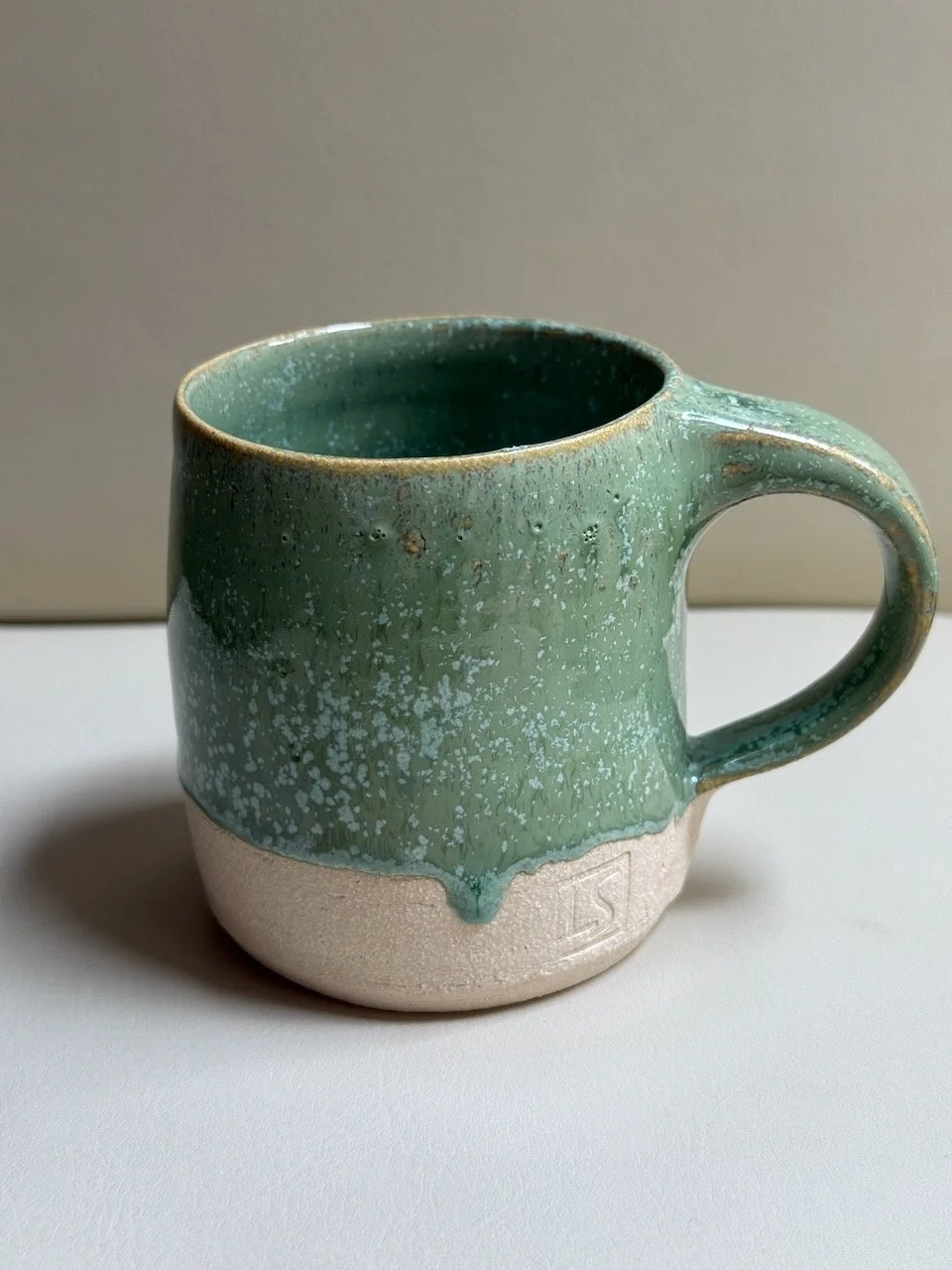 Unique Stoneware Mug –Wild  Meadow Green1.jpeg