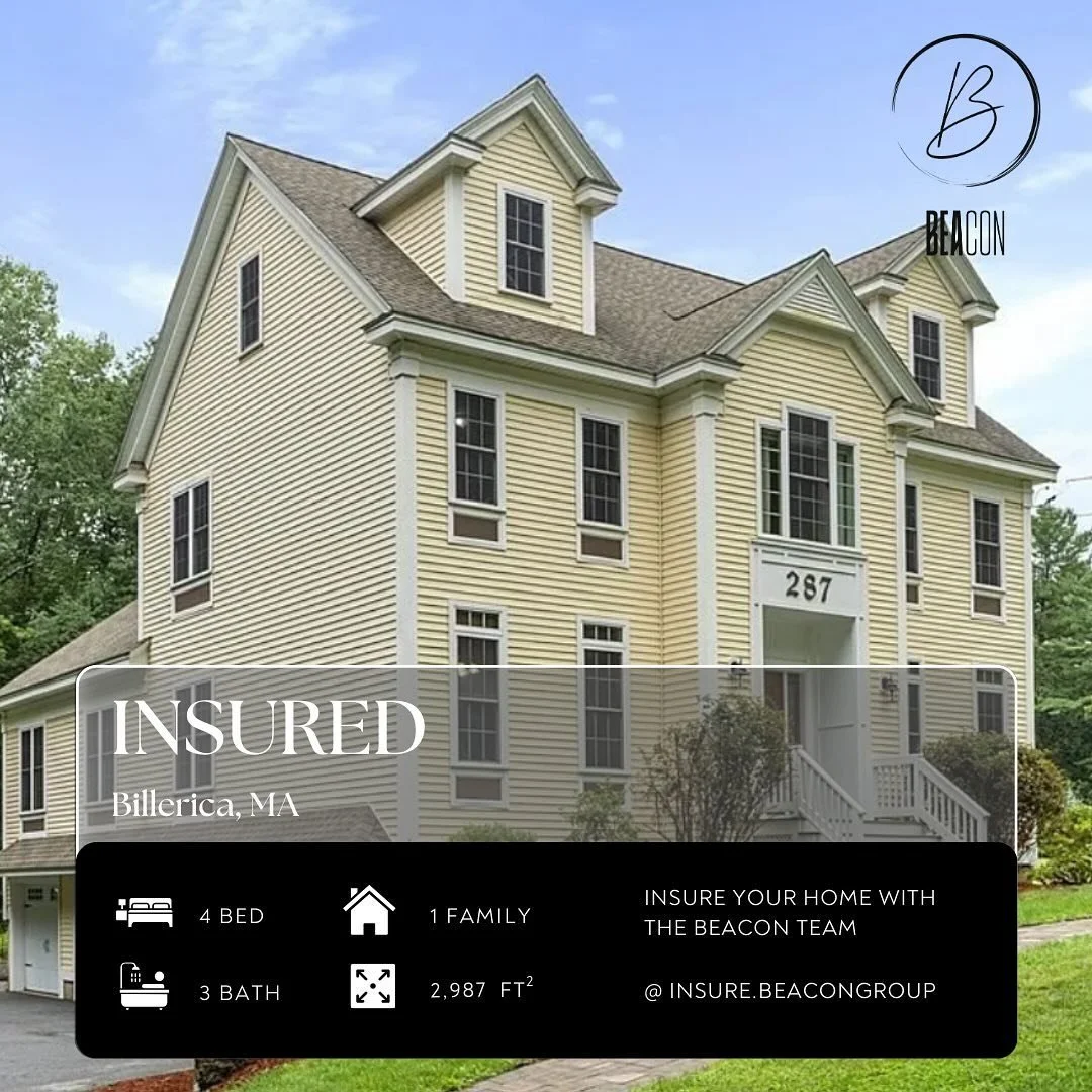 Insured! DM us for all your home insurance needs! 

Billerica, MA