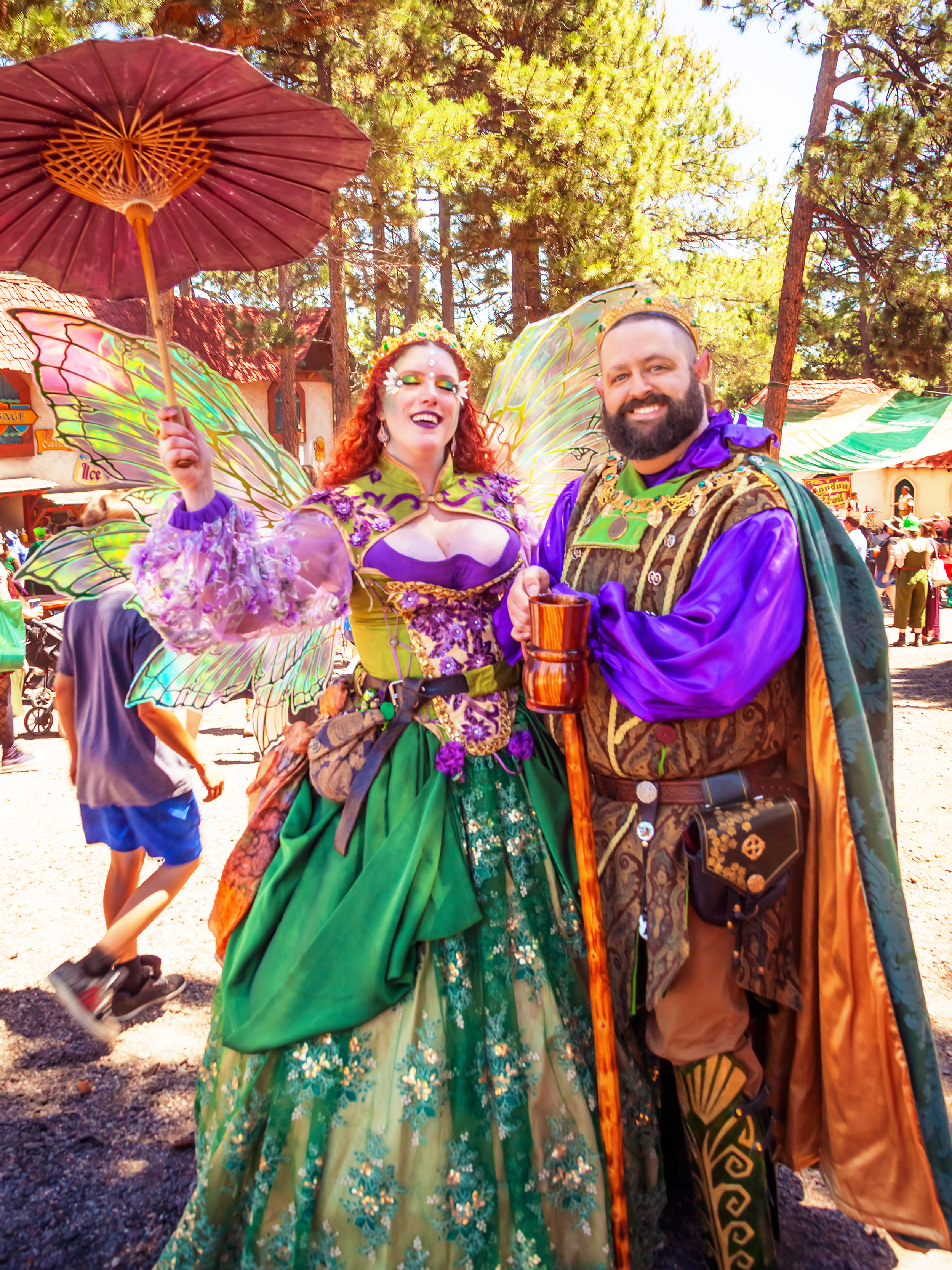 Fairy King and Queen at Colorado Renaissance Festival 2026