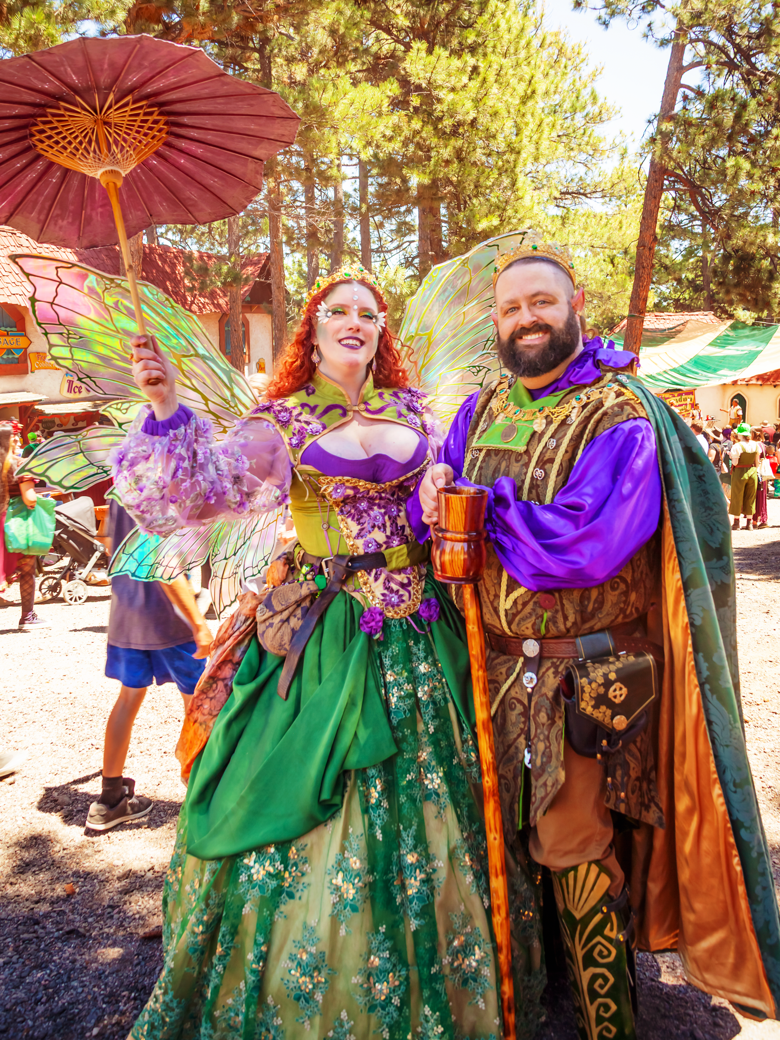 Fairy King and Queen at Colorado Renaissance Festival 2026