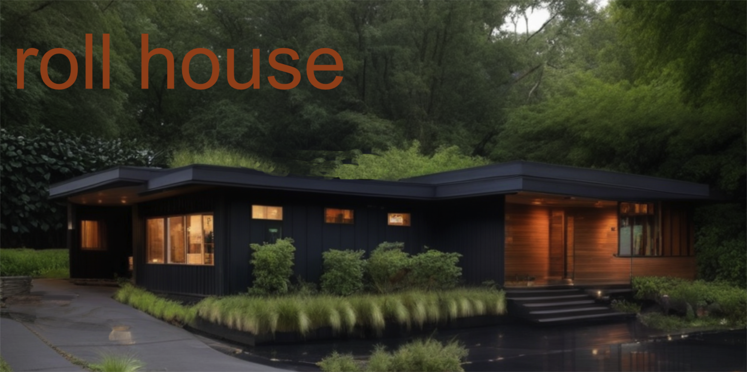 New, single Family modernist-inspired house on Home and Bank in Burlington, NC