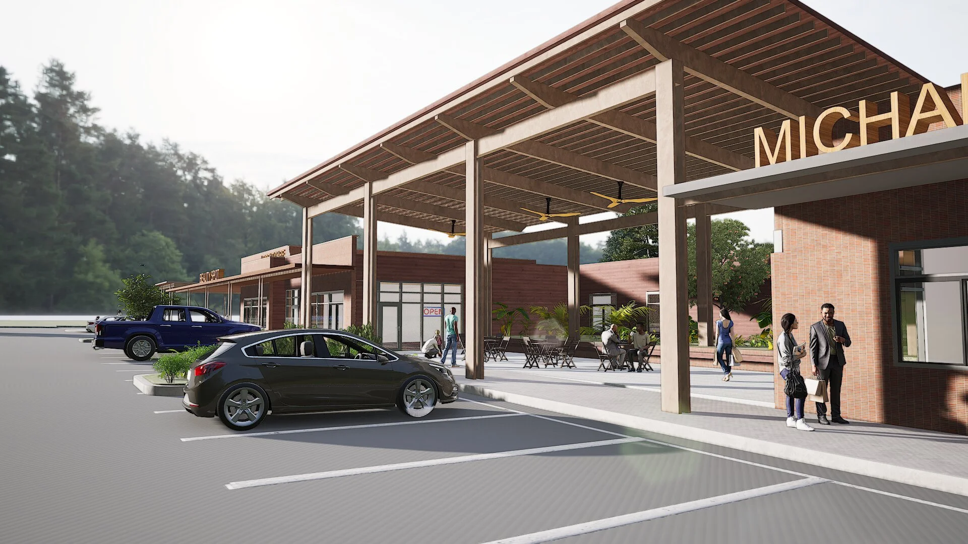 PUBLIC/PRIVATE commercial development for Green Level, NC