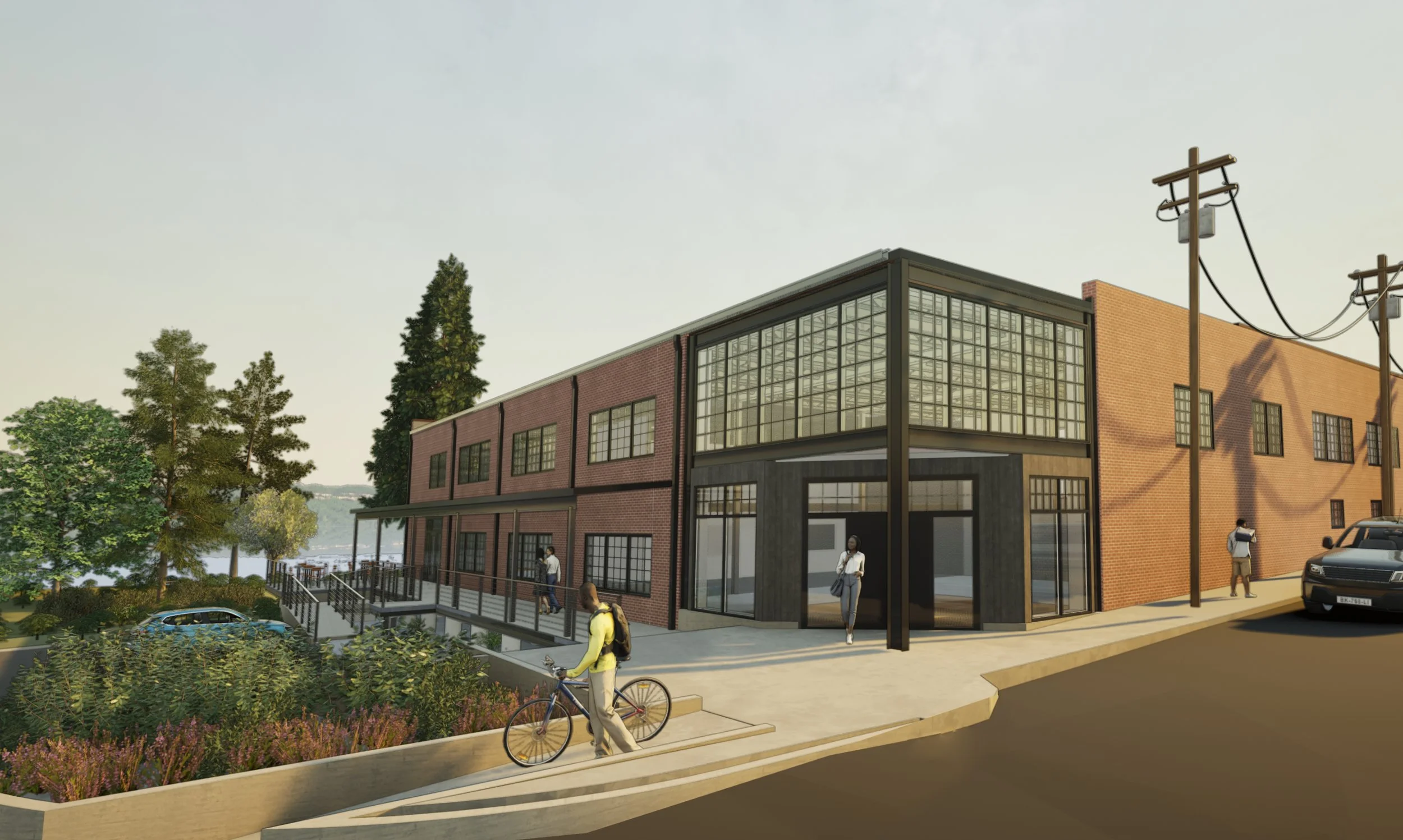 Historic HOSIERY MILL to business incubator in Mebane, NC