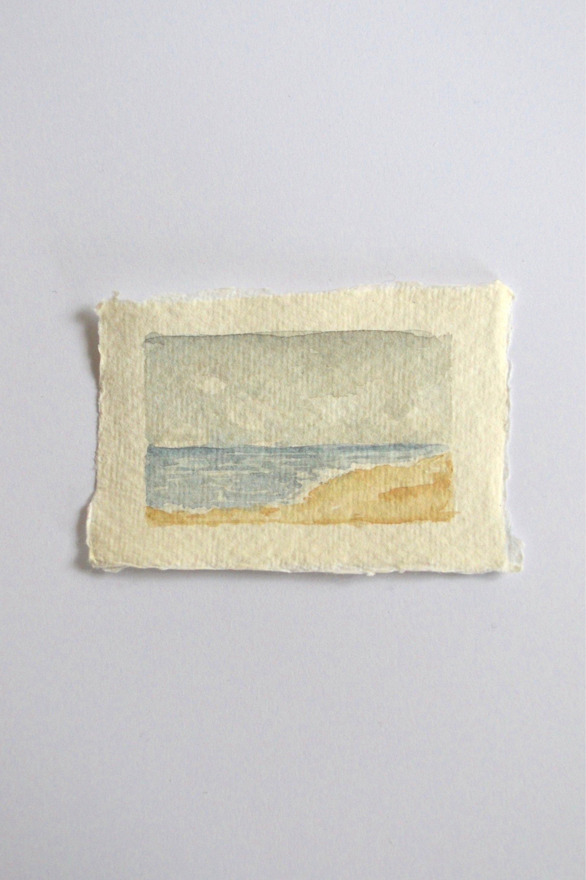 The Beach On A Cloudy Day