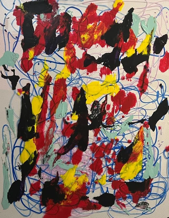 Dolly - The Last Thing on My Mind by Dolly Parton & Porter Wagoner, Acrylic and POSCA pens on dura-lar, 16 x 24 in, 2024 NFS